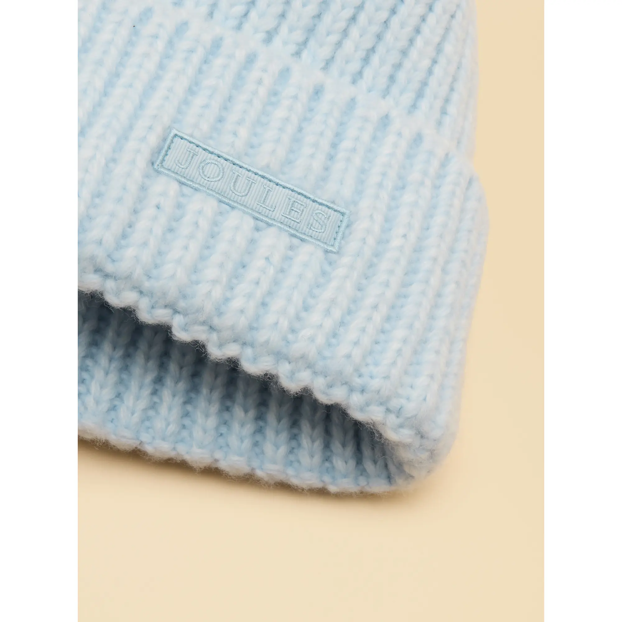 Product image 6 of 6 of Joules Women's Chunky Knitted Beanie - Blue