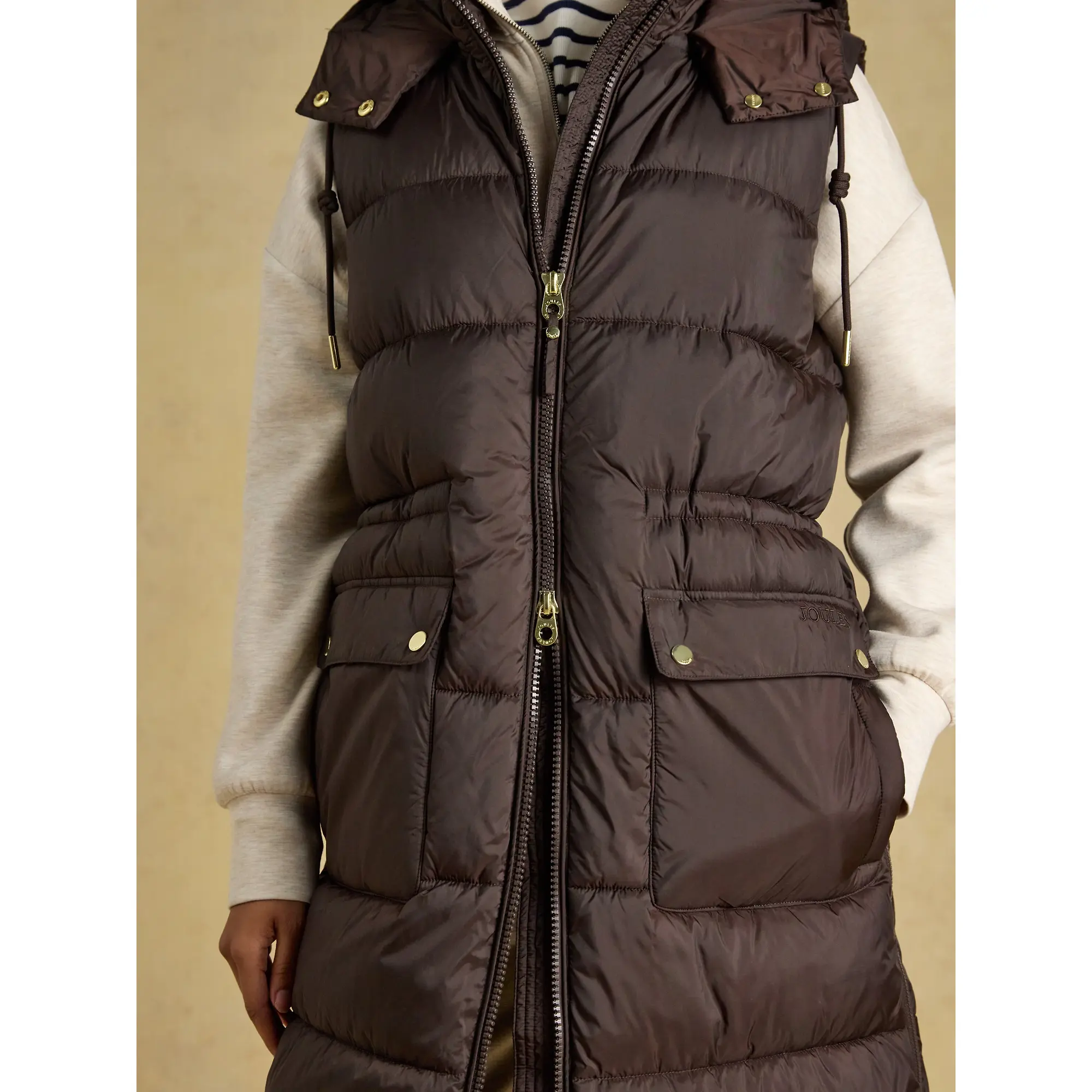 Product image 5 of 11 of Joules Women's Windermere Jacket - Chocolate Brown
