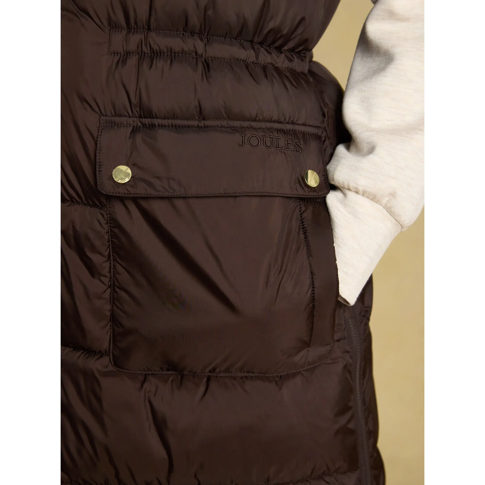 Product image 7 of 11 of Joules Women's Windermere Jacket - Chocolate Brown