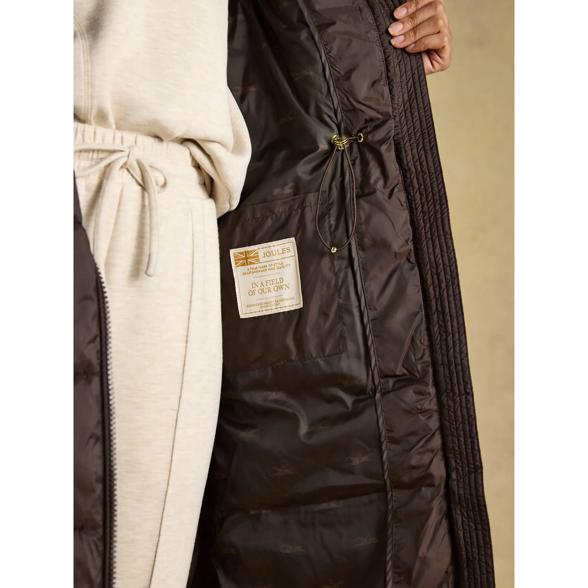 Product image 10 of 11 of Joules Women's Windermere Jacket - Chocolate Brown