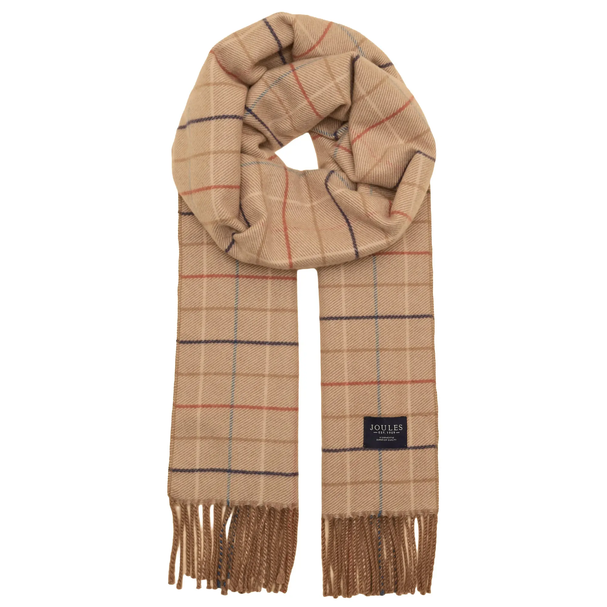 Product image 1 of 6 of Joules Women's Langtree Scarf - Neutral Check