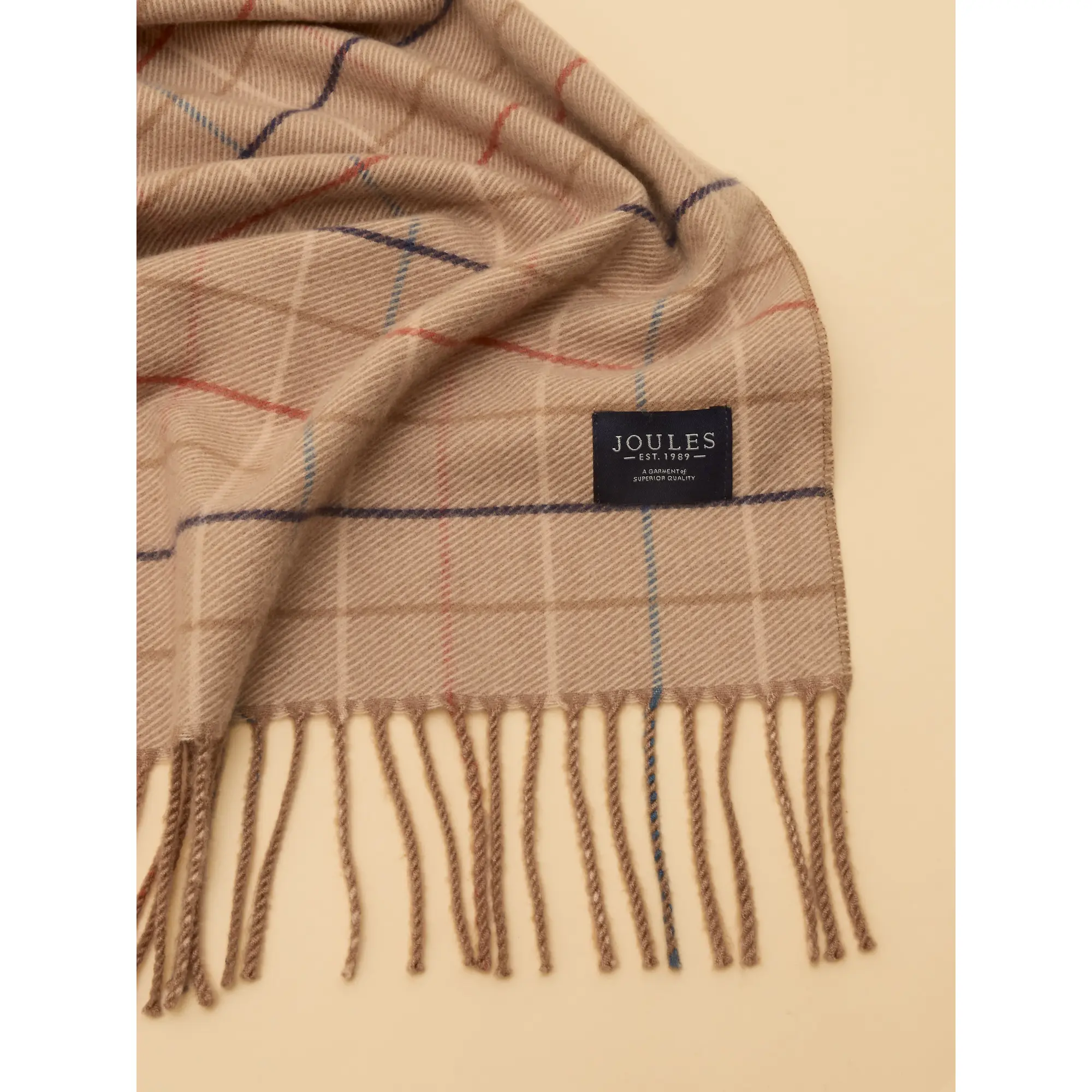 Product image 6 of 6 of Joules Women's Langtree Scarf - Neutral Check