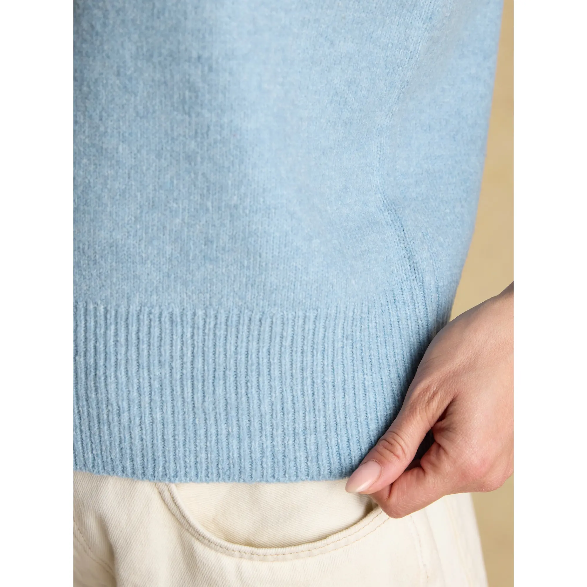 Product image 6 of 6 of Joules Women's Holly Knitted Crew Neck Vest - Light Blue