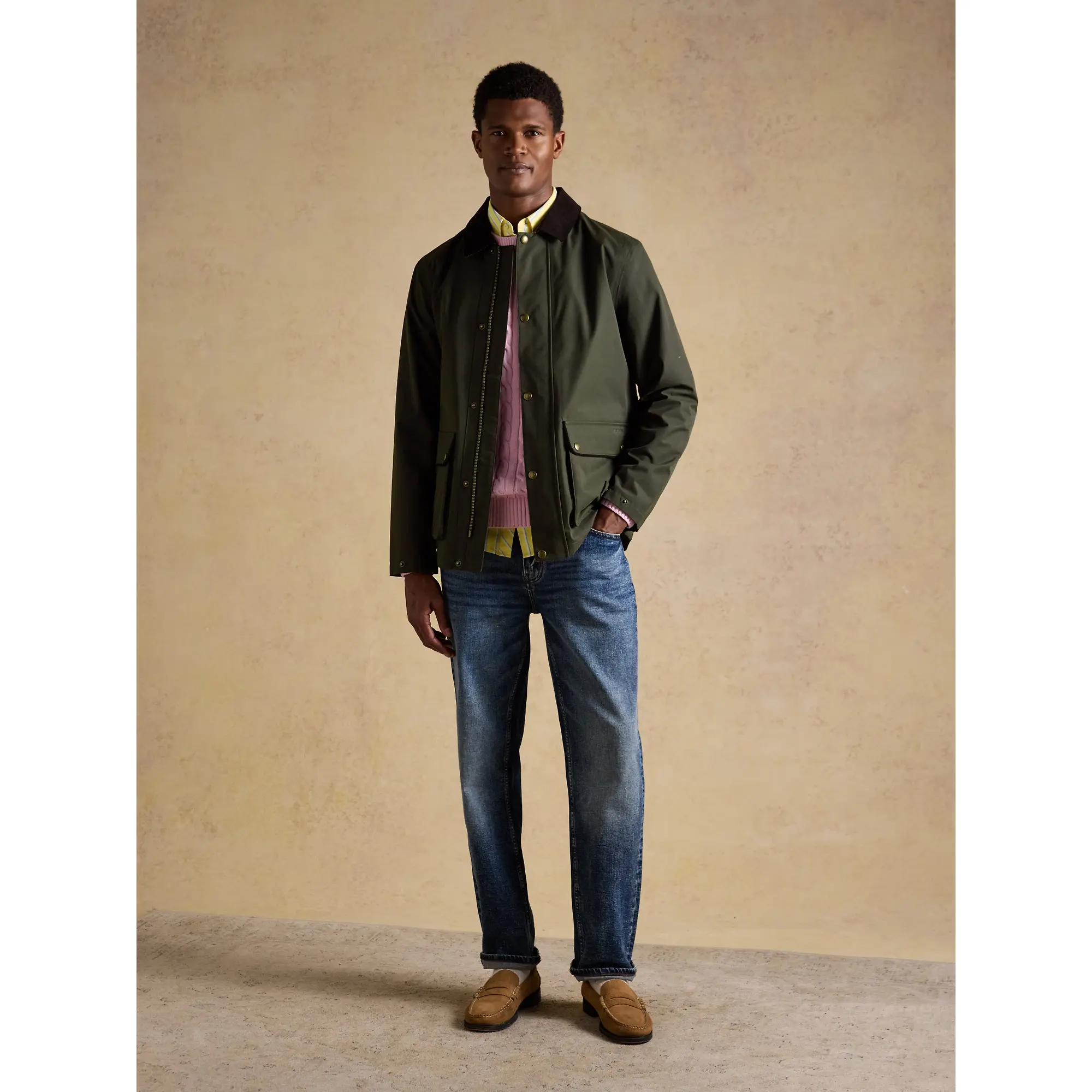 Product image 4 of 13 of Joules Men's Westcott Waterproof Coat - Khaki Green