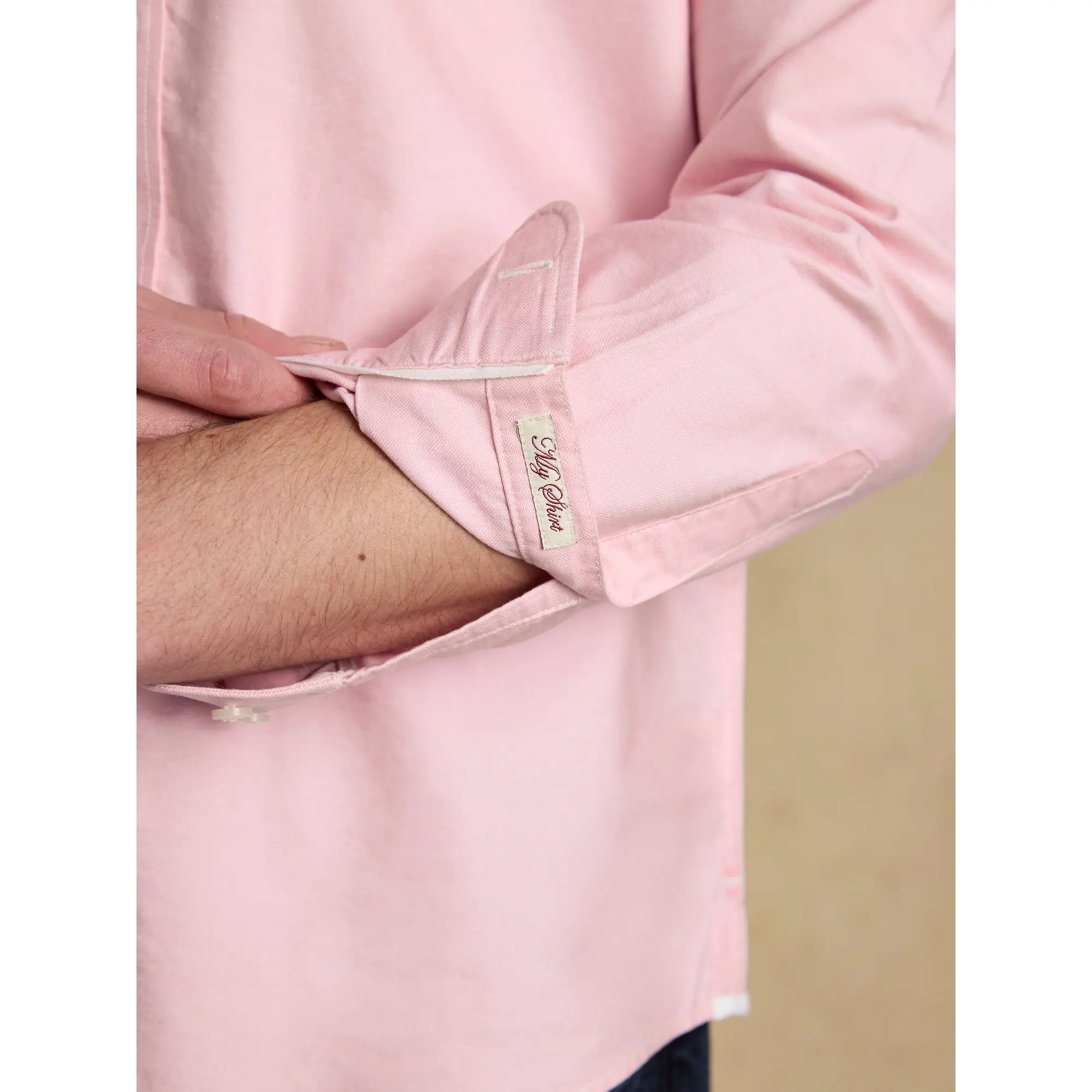 Product image 6 of 10 of Joules Men's Oxford Long Sleeve Classic Fit Cotton Shirt - Pink