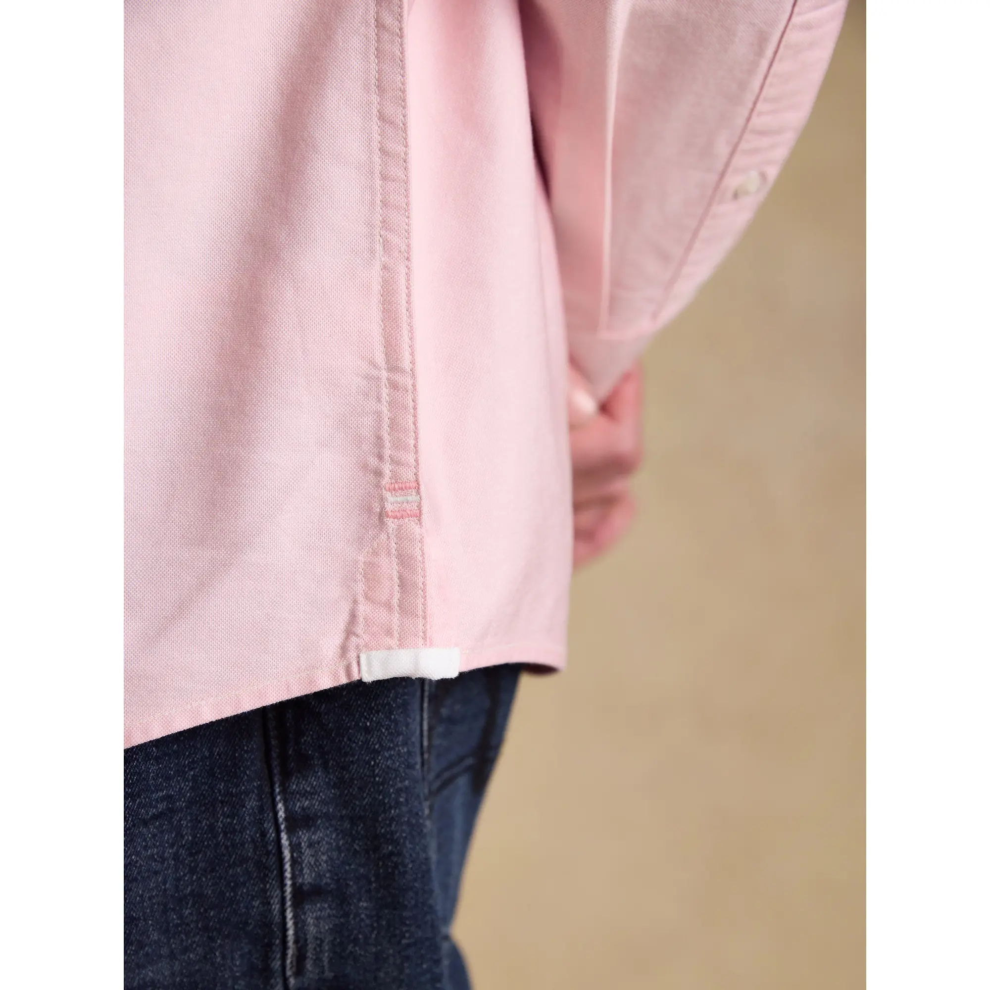 Product image 9 of 10 of Joules Men's Oxford Long Sleeve Classic Fit Cotton Shirt - Pink