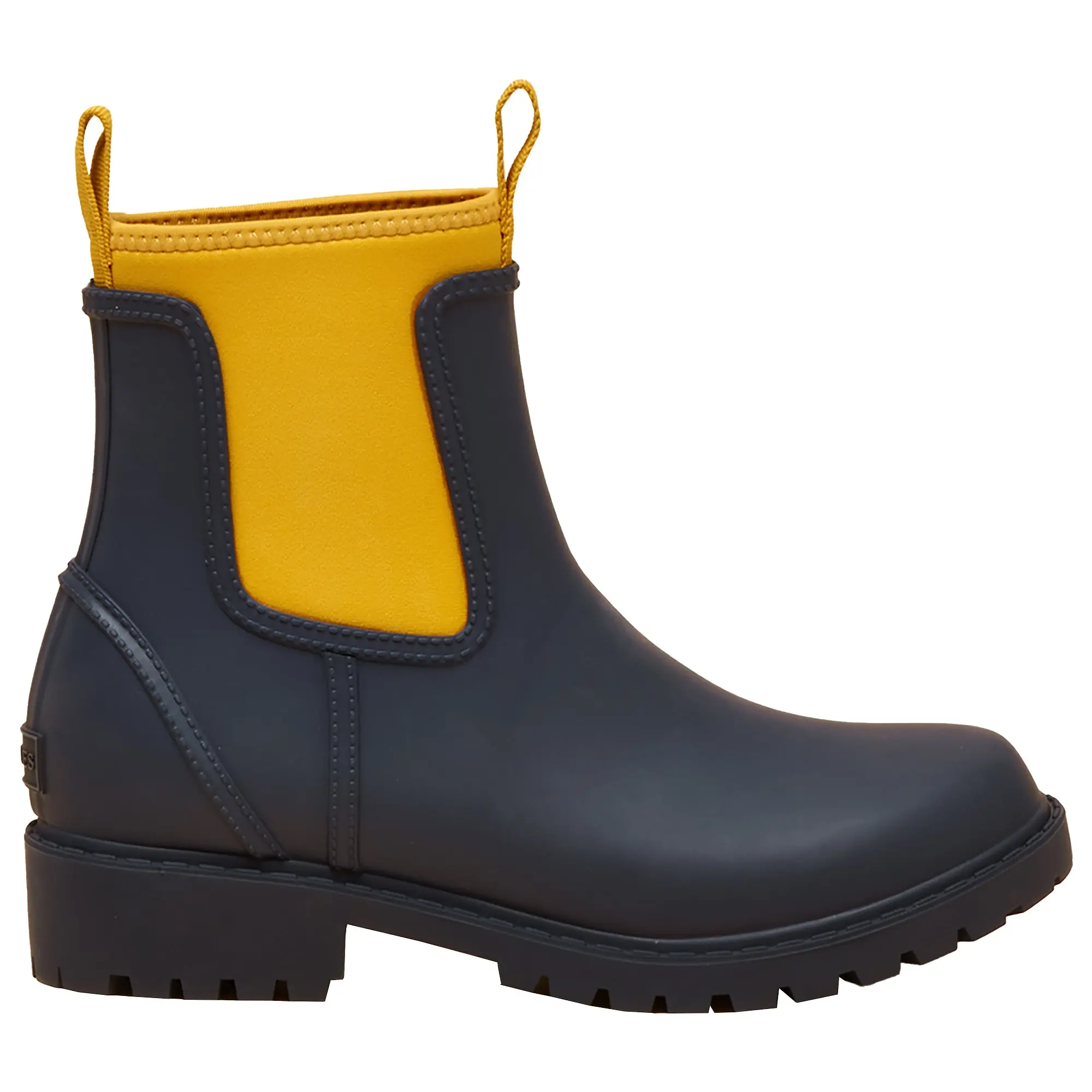 Product image 1 of 6 of Joules Women's Oakfield Short Neoprene-Lined Wellies - Navy Yellow
