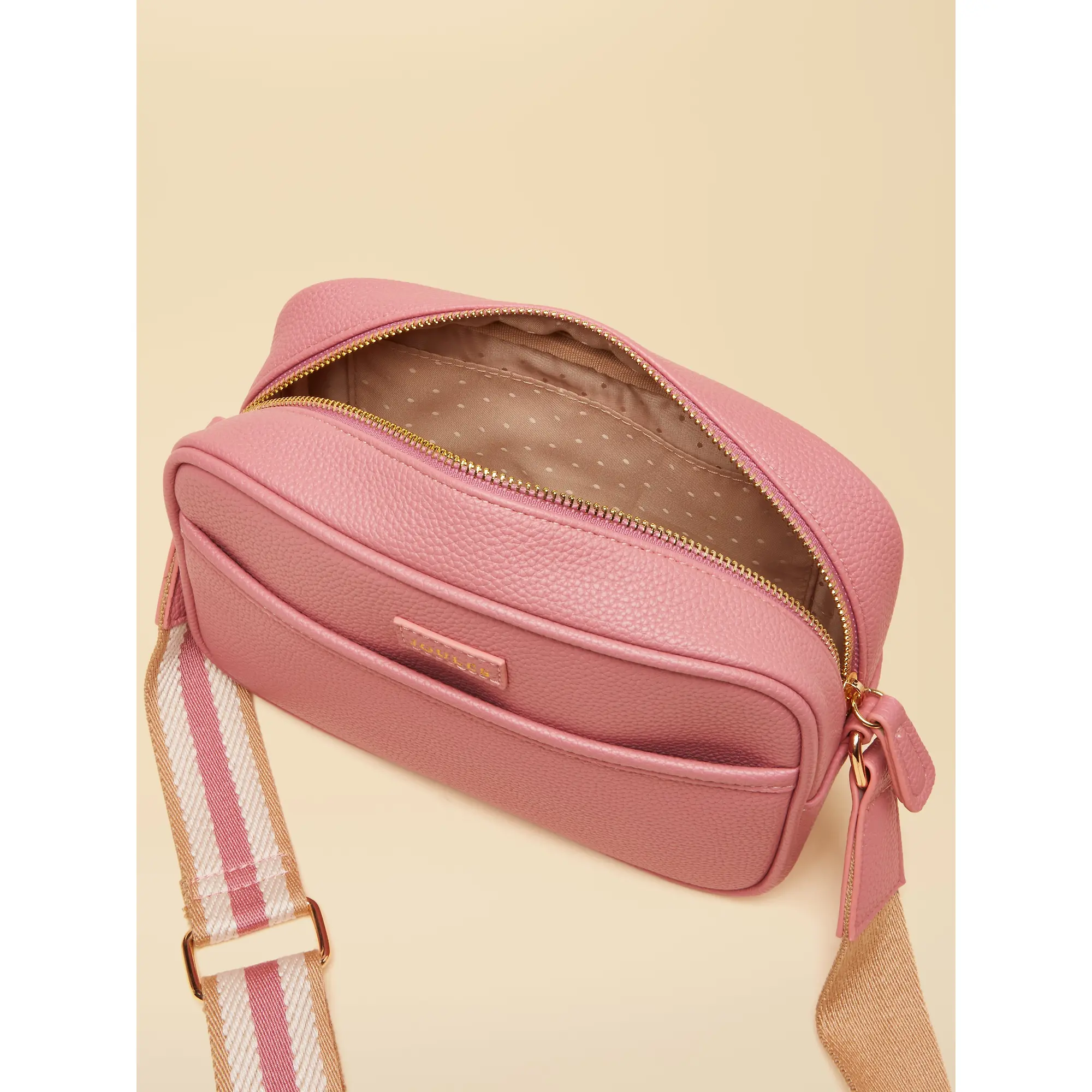 Product image 9 of 9 of Joules Women's Trent Cross Body Bag with Adjustable Thick Strap - Pink