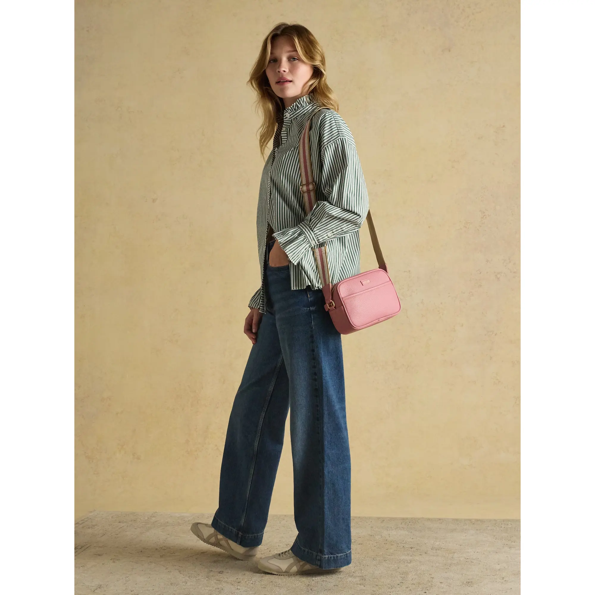 Product image 3 of 9 of Joules Women's Trent Cross Body Bag with Adjustable Thick Strap - Pink