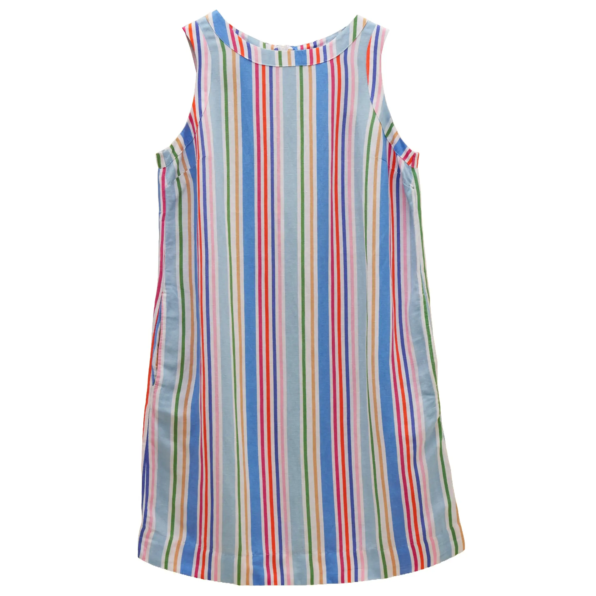 Product image 1 of 10 of Joules Women's Delphine Shift Dress With Linen - Multi Striped