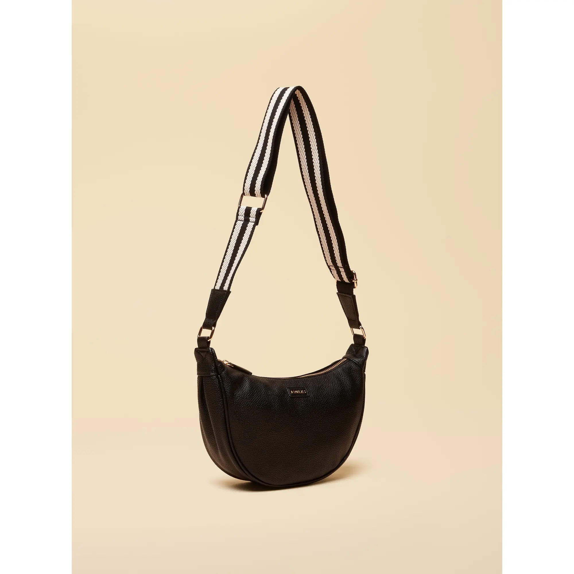 Product image 5 of 8 of Joules Women's Jade Half Moon Adjustable Cross Body Bag - Black