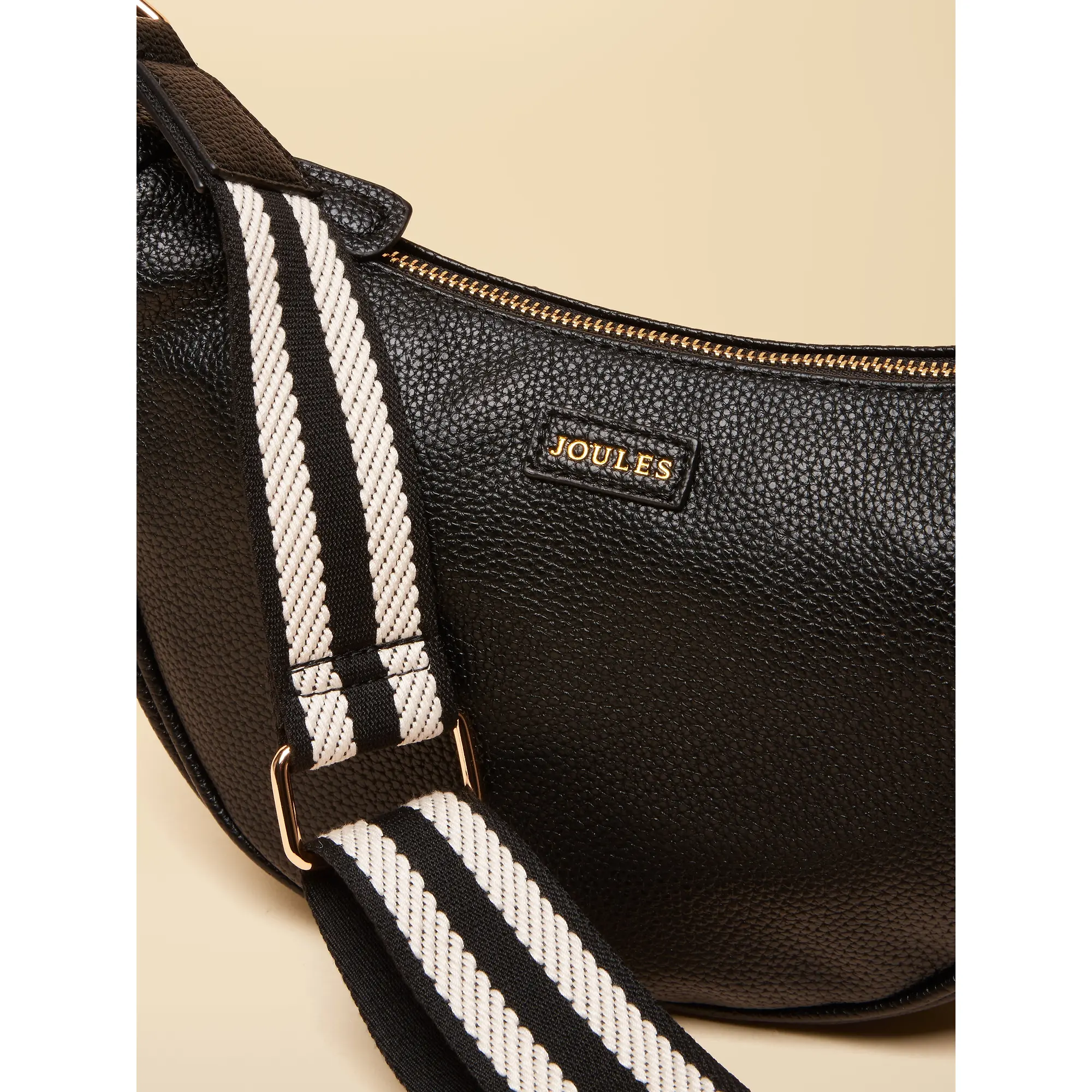 Product image 7 of 8 of Joules Women's Jade Half Moon Adjustable Cross Body Bag - Black