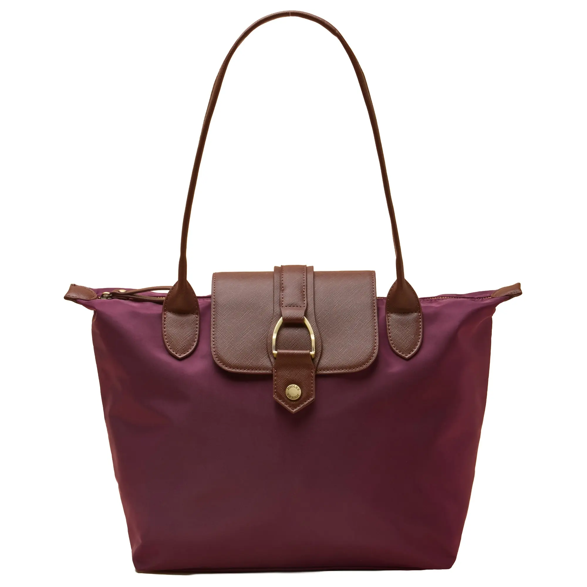 Product image 1 of 9 of Joules Women's Edie Zip Top Shopper Bag - Port Red