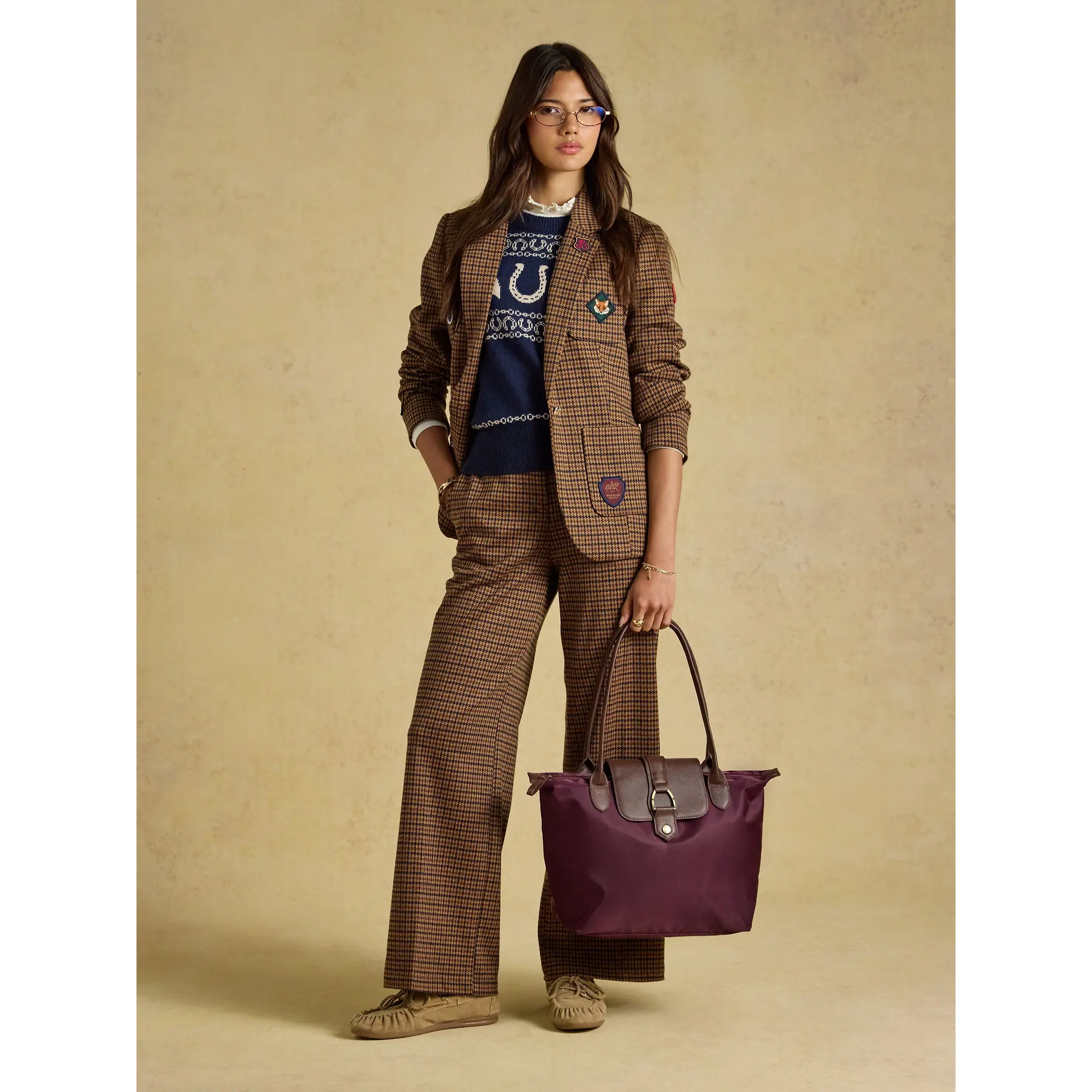 Product image 2 of 9 of Joules Women's Edie Zip Top Shopper Bag - Port Red