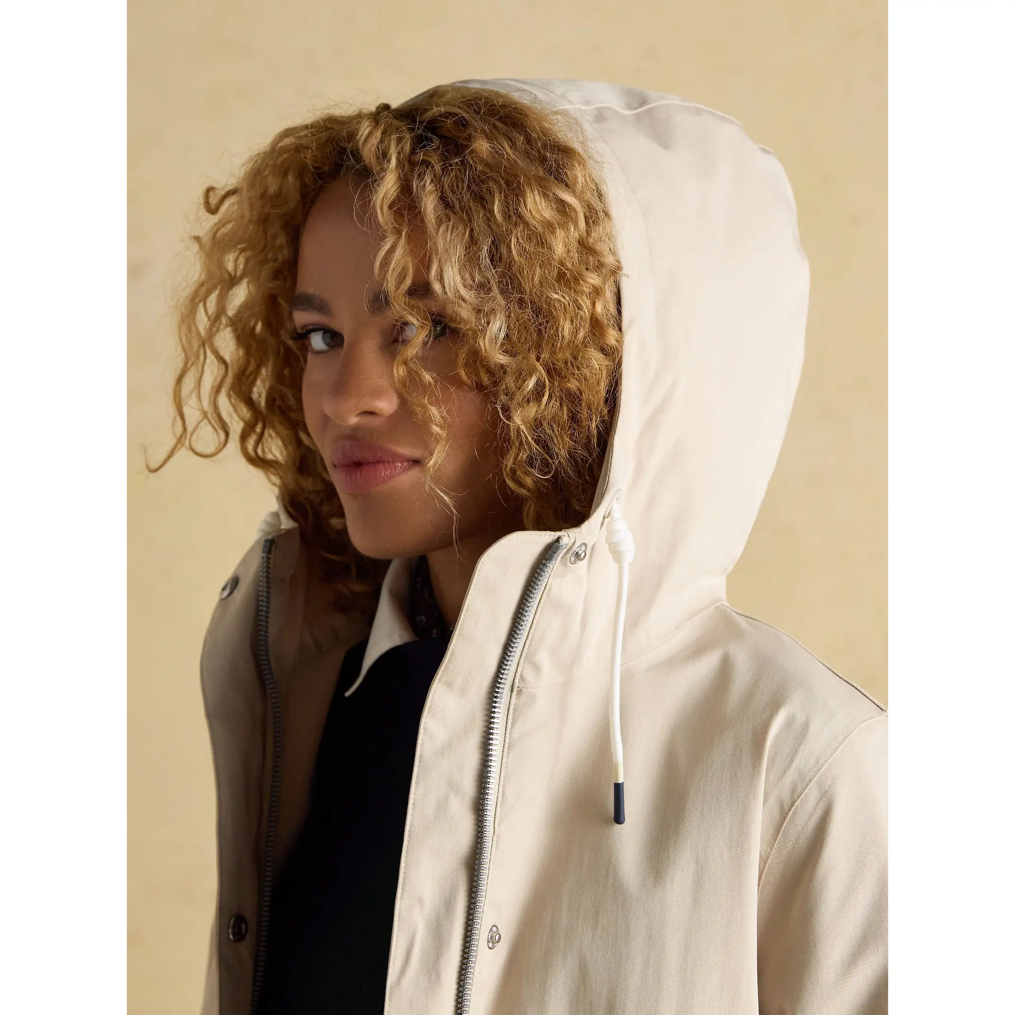 Product image 11 of 12 of Joules Women's Portwell Waterproof Raincoat - Neutral
