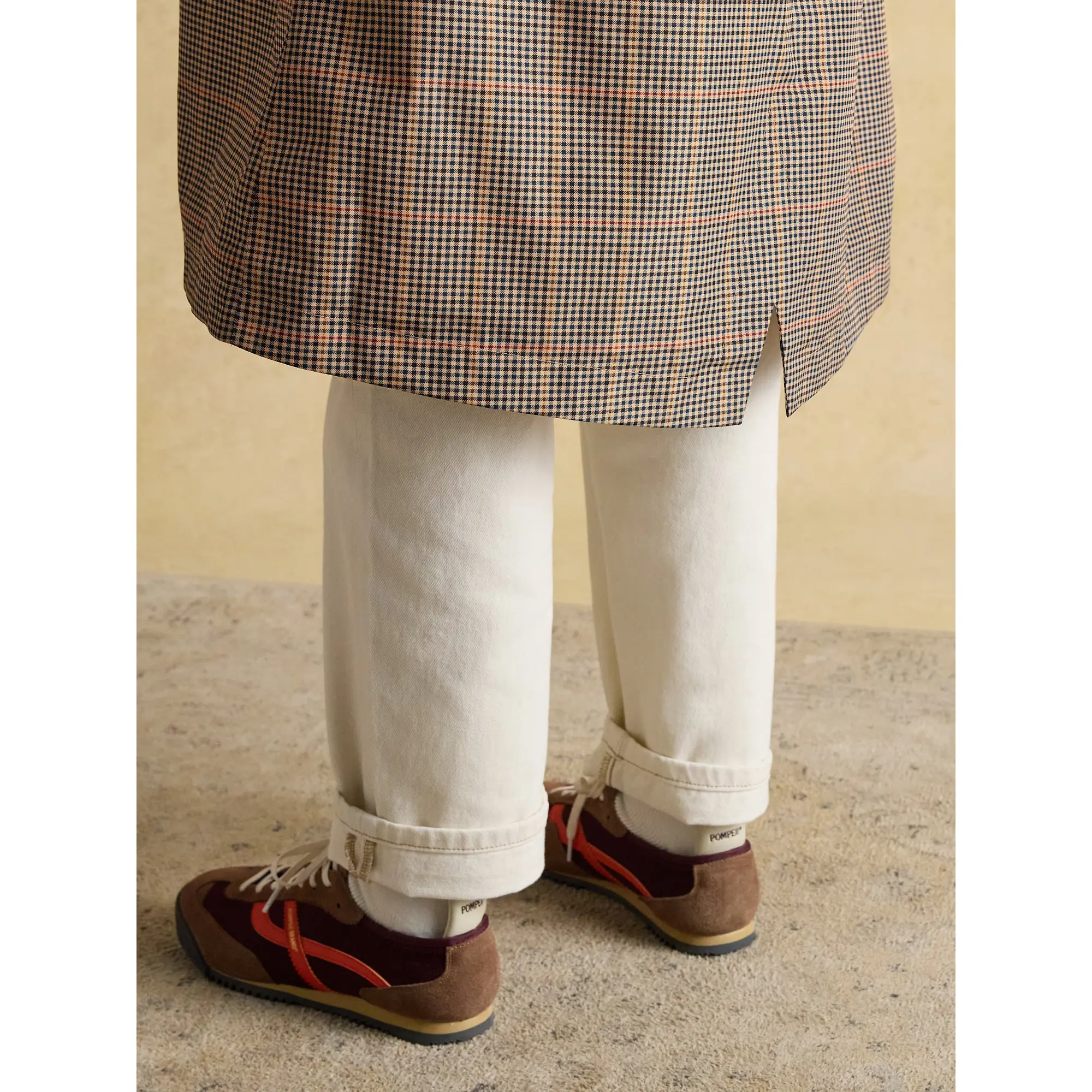 Product image 10 of 12 of Joules Women's Holkham Waterproof Packable Hooded Raincoat - Henson Check