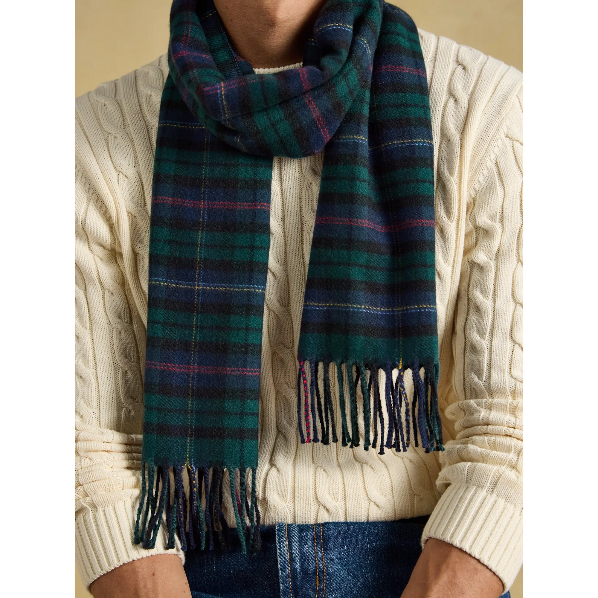 Product image 3 of 6 of Joules Men's Langtree Scarf - Navy