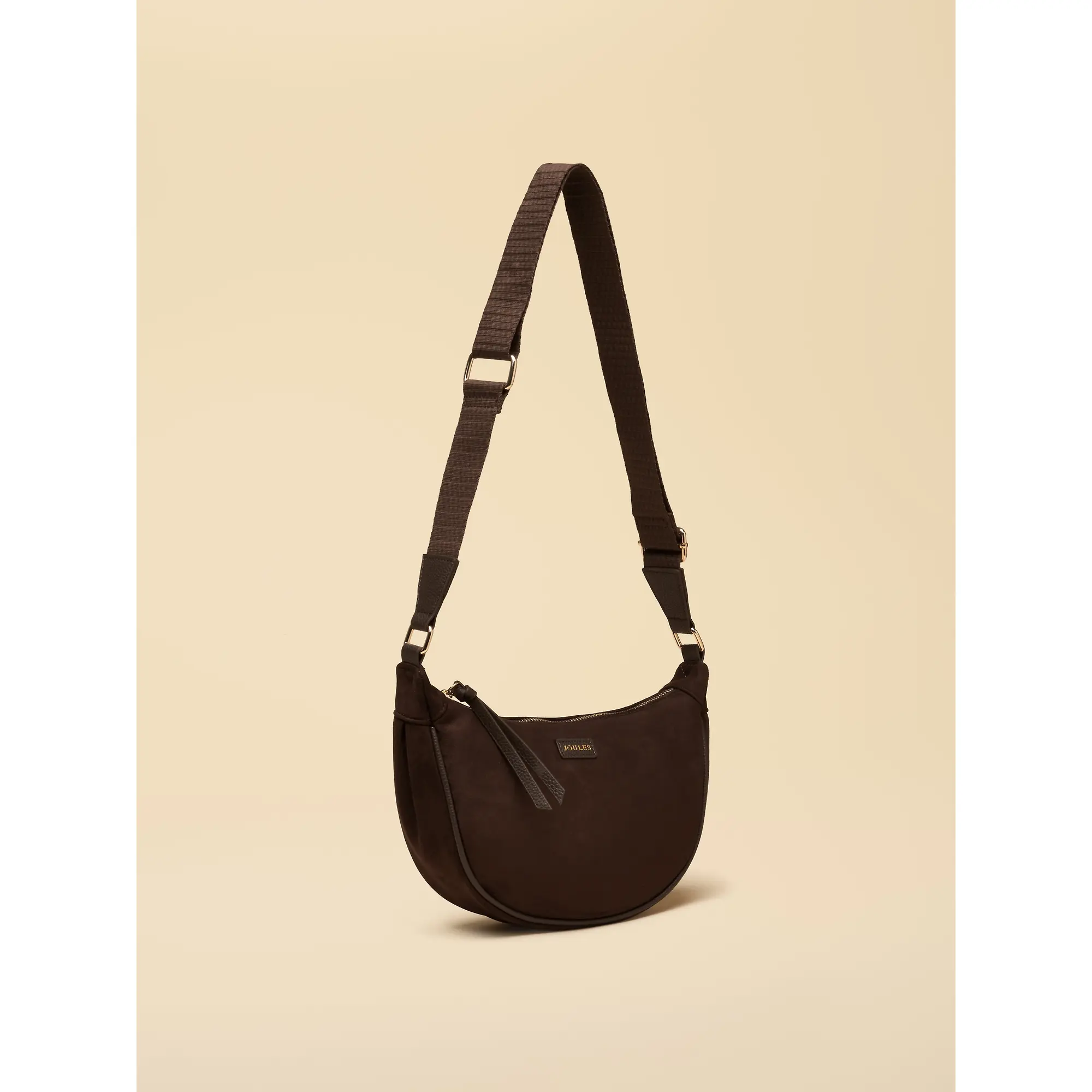 Product image 5 of 8 of Joules Women's Suedette Moon Cross Body Bag - Chocolate Brown
