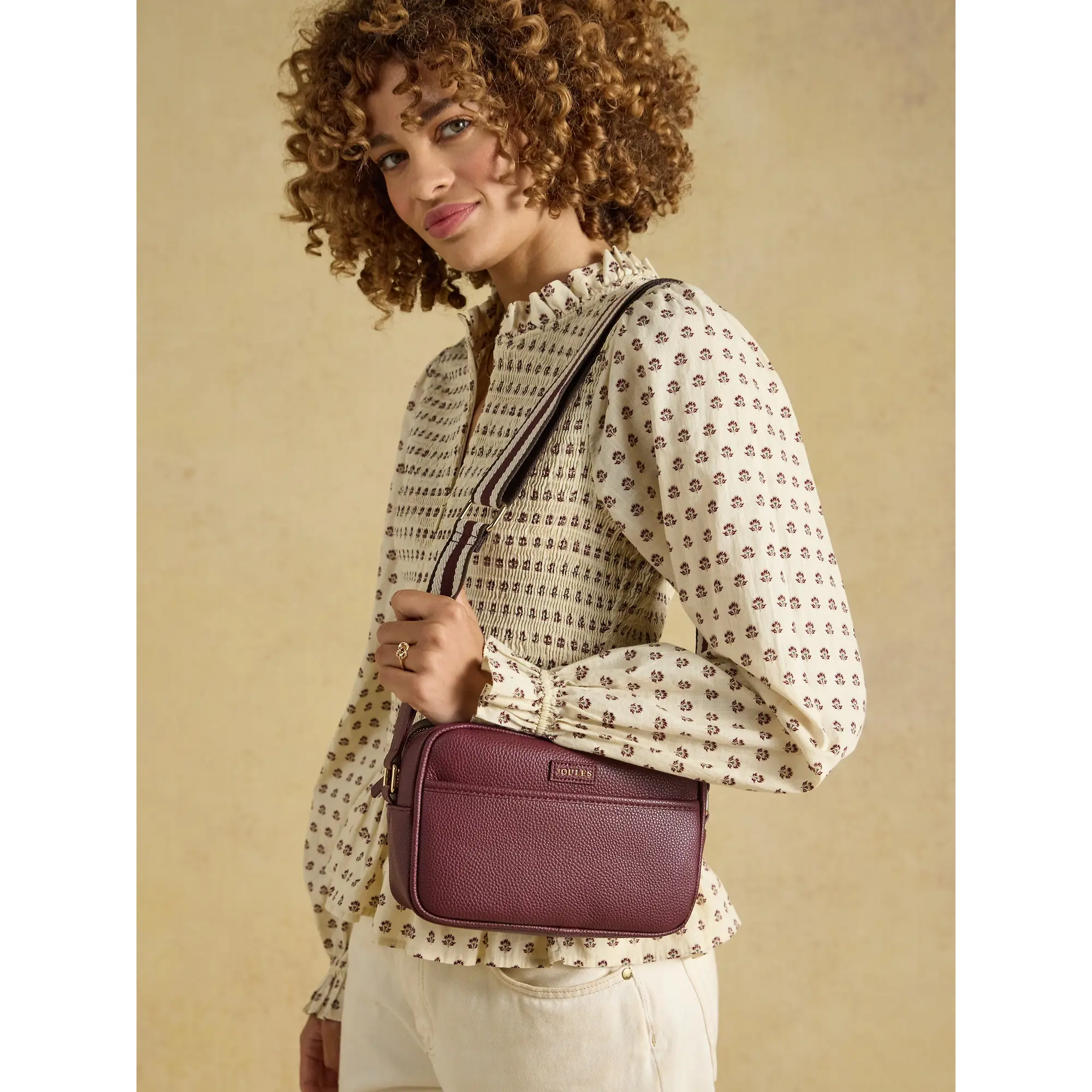 Product image 2 of 9 of Joules Women's Trent Adjustable Crossbody Camera Bag - Port