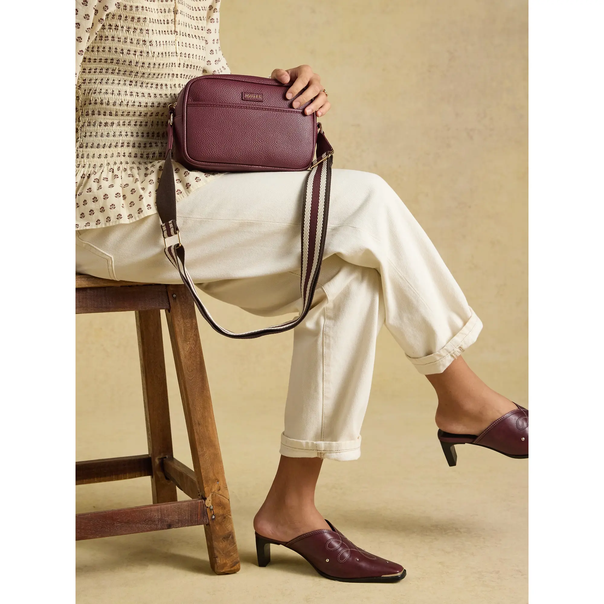 Product image 4 of 9 of Joules Women's Trent Adjustable Crossbody Camera Bag - Port