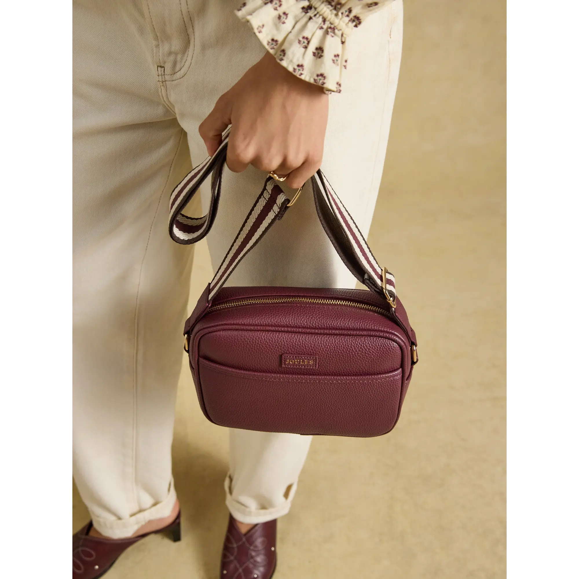 Product image 5 of 9 of Joules Women's Trent Adjustable Crossbody Camera Bag - Port