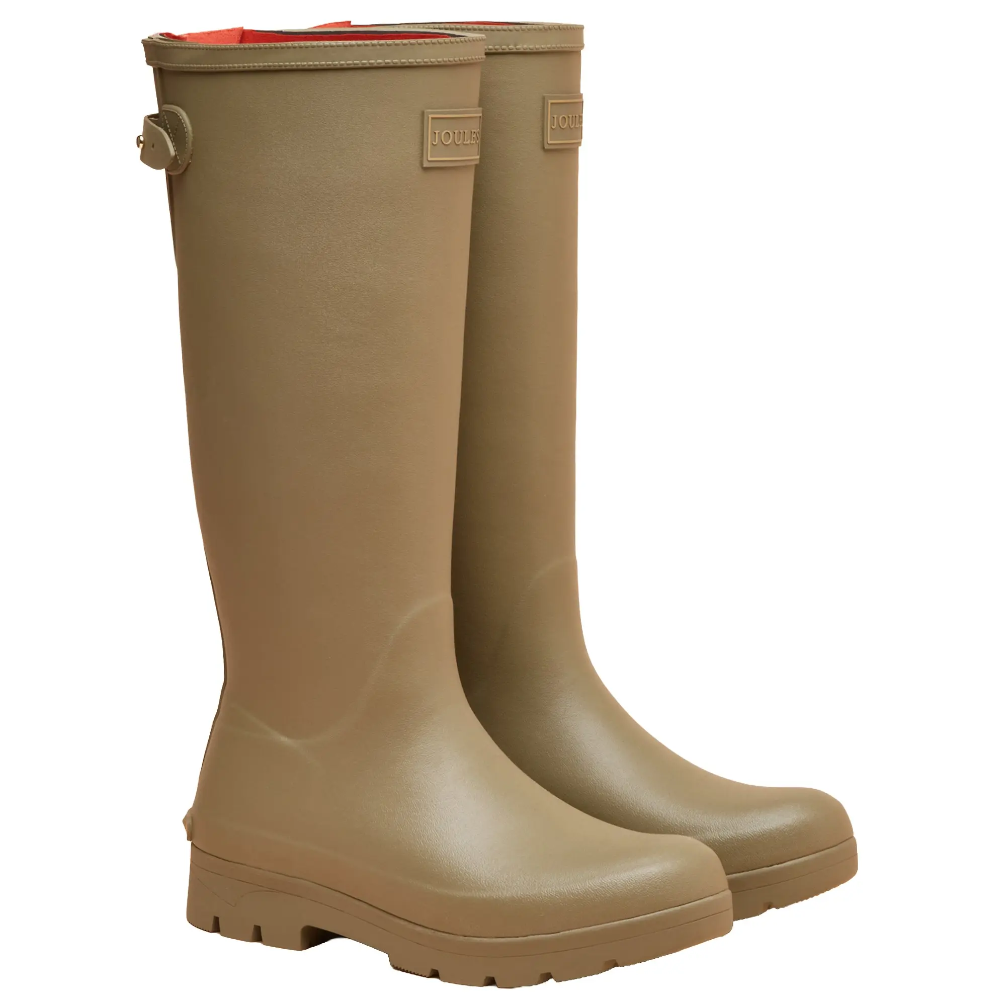 Product image 1 of 6 of Joules Women's Luxe Neoprene Lined Tall Wellies - Khaki Green
