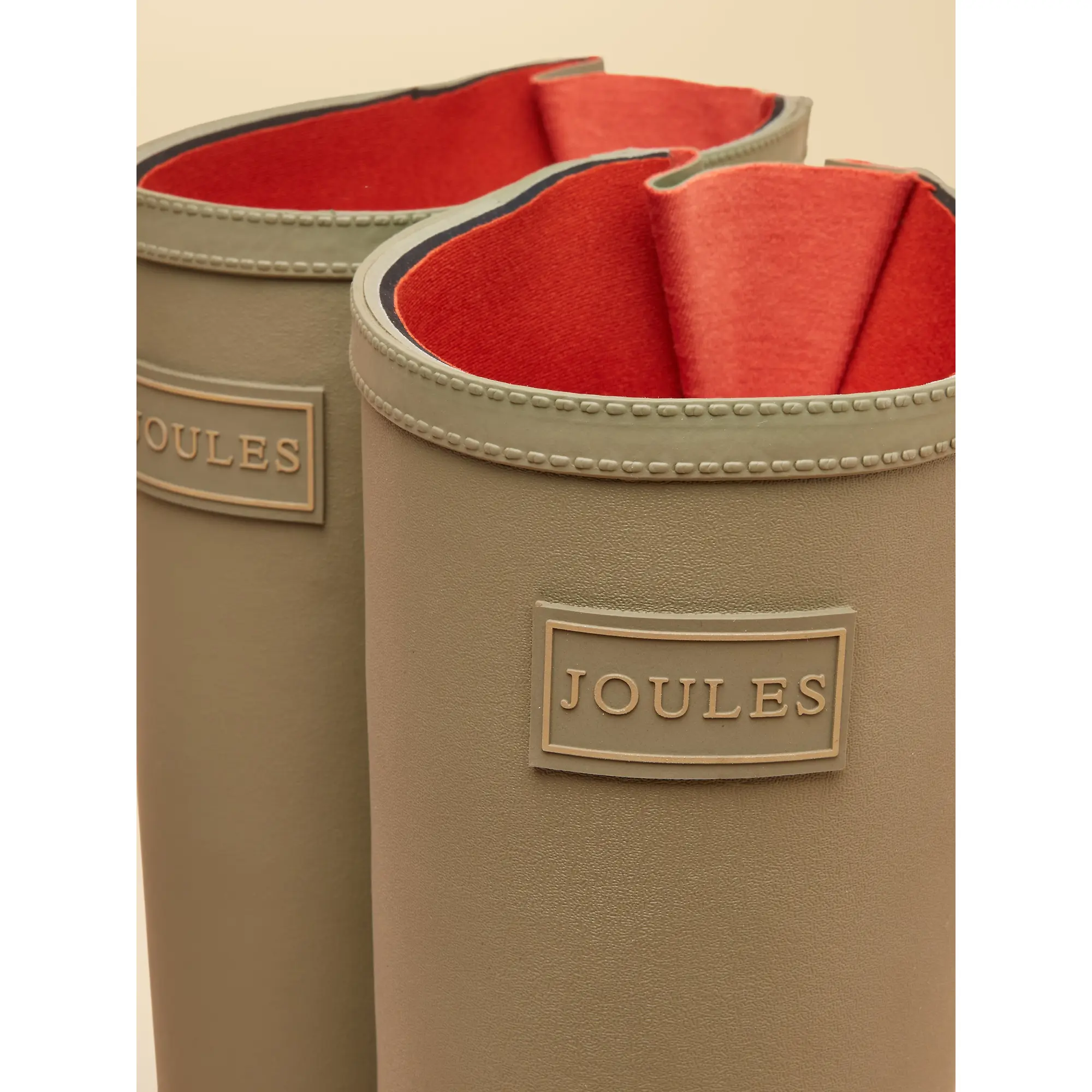 Product image 6 of 6 of Joules Women's Luxe Neoprene Lined Tall Wellies - Khaki Green
