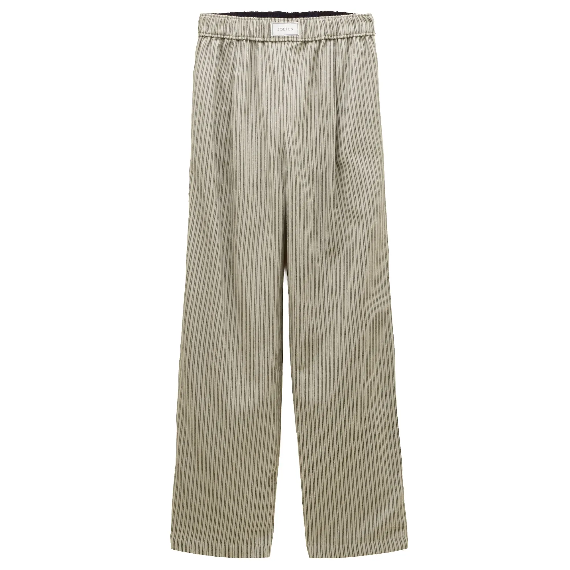 Product image 1 of 9 of Joules Women's Flannel Hallie Pull-On Trousers - Navy Stripe