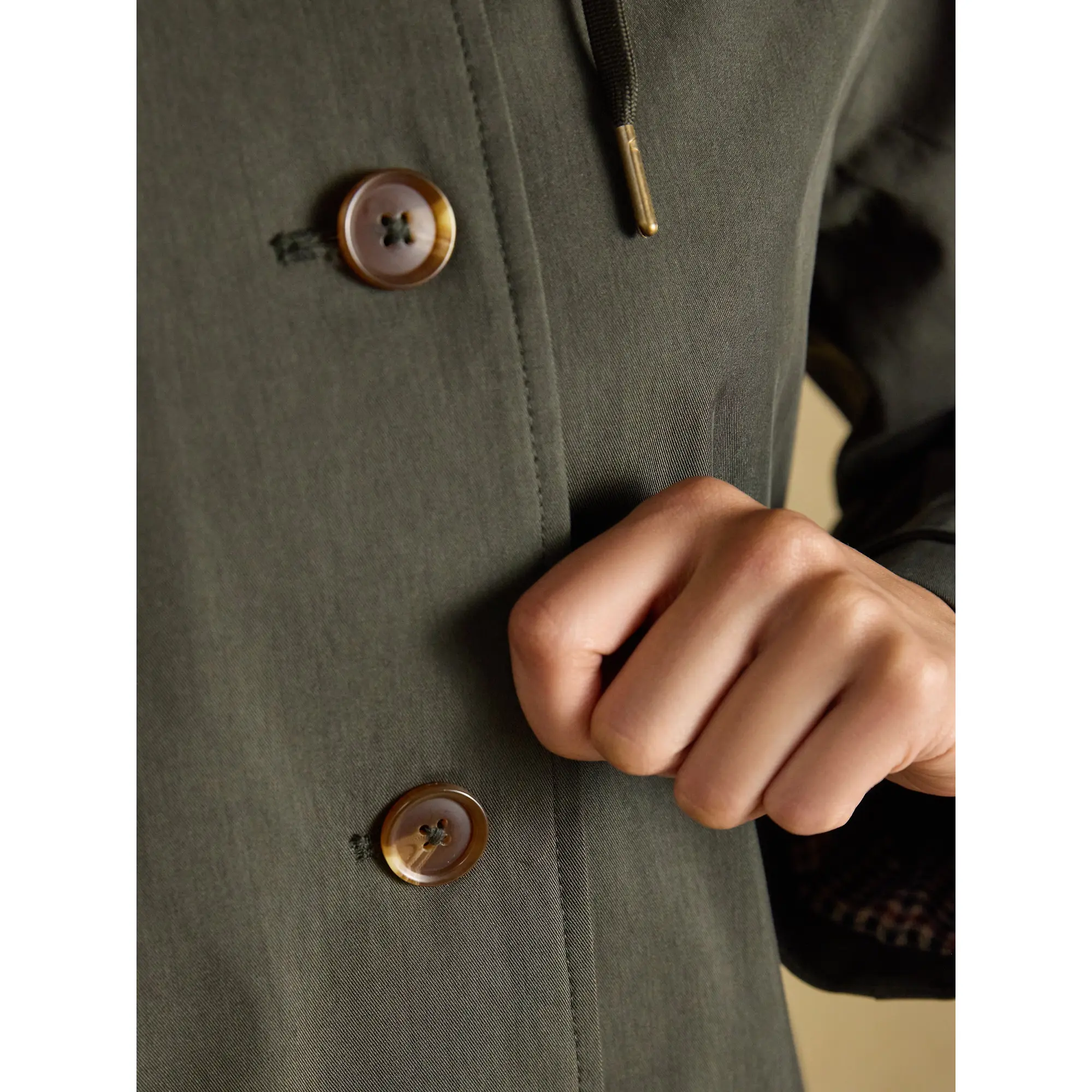 Product image 5 of 10 of Joules Women's Rainmore Raincoat - Khaki Green