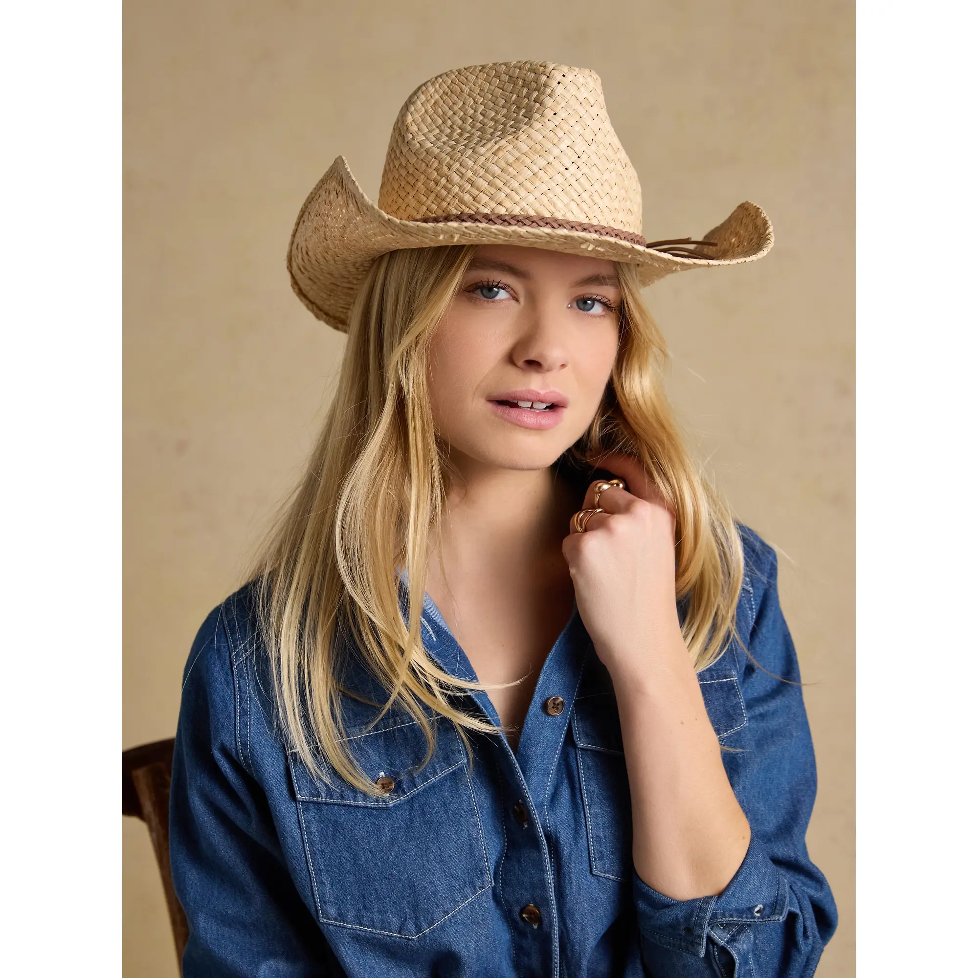 Product image 2 of 8 of Joules Women's Joanie Western Hat - Straw