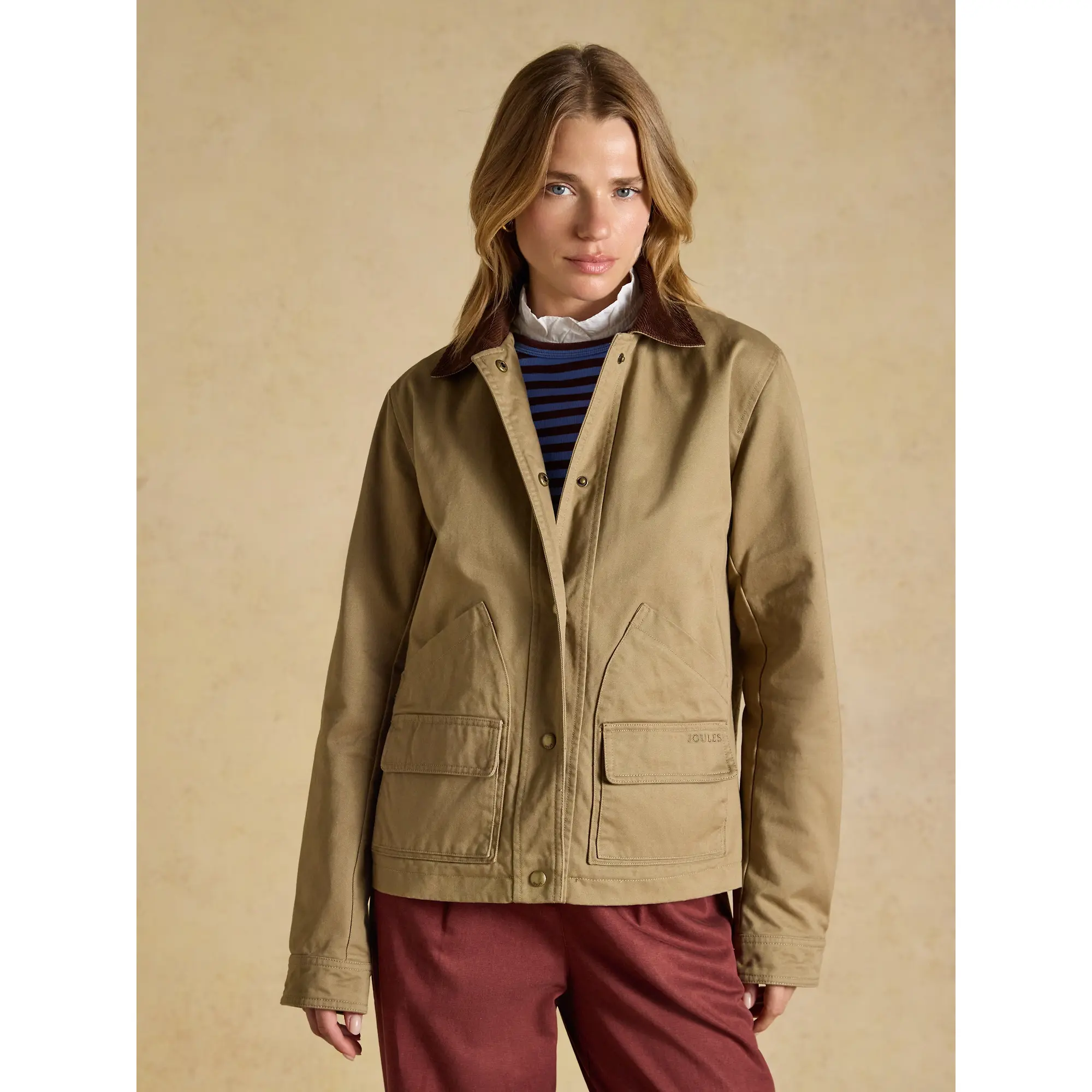 Product image 2 of 9 of Joules Women's Barn Jacket - Tan Brown
