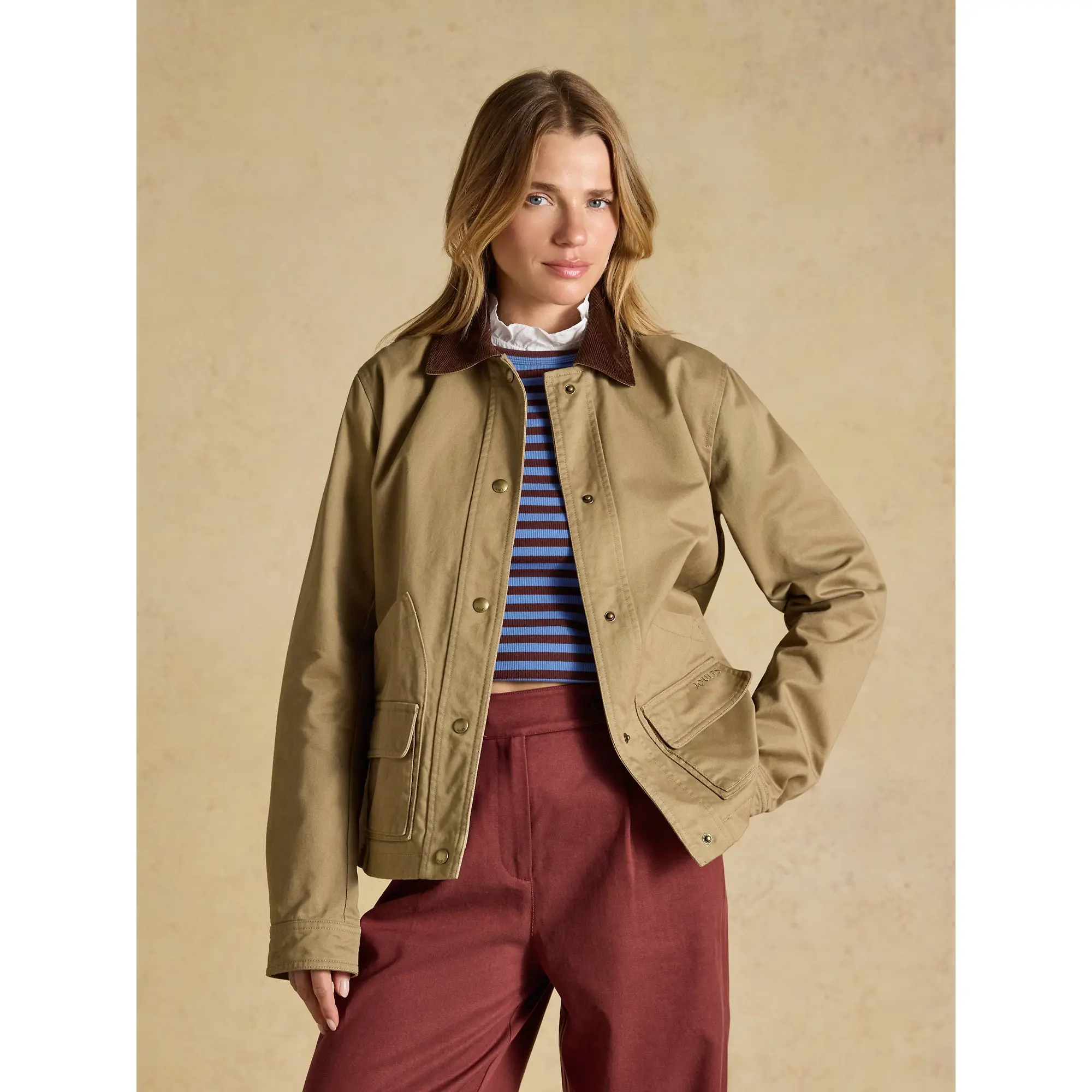 Product image 6 of 9 of Joules Women's Barn Jacket - Tan Brown
