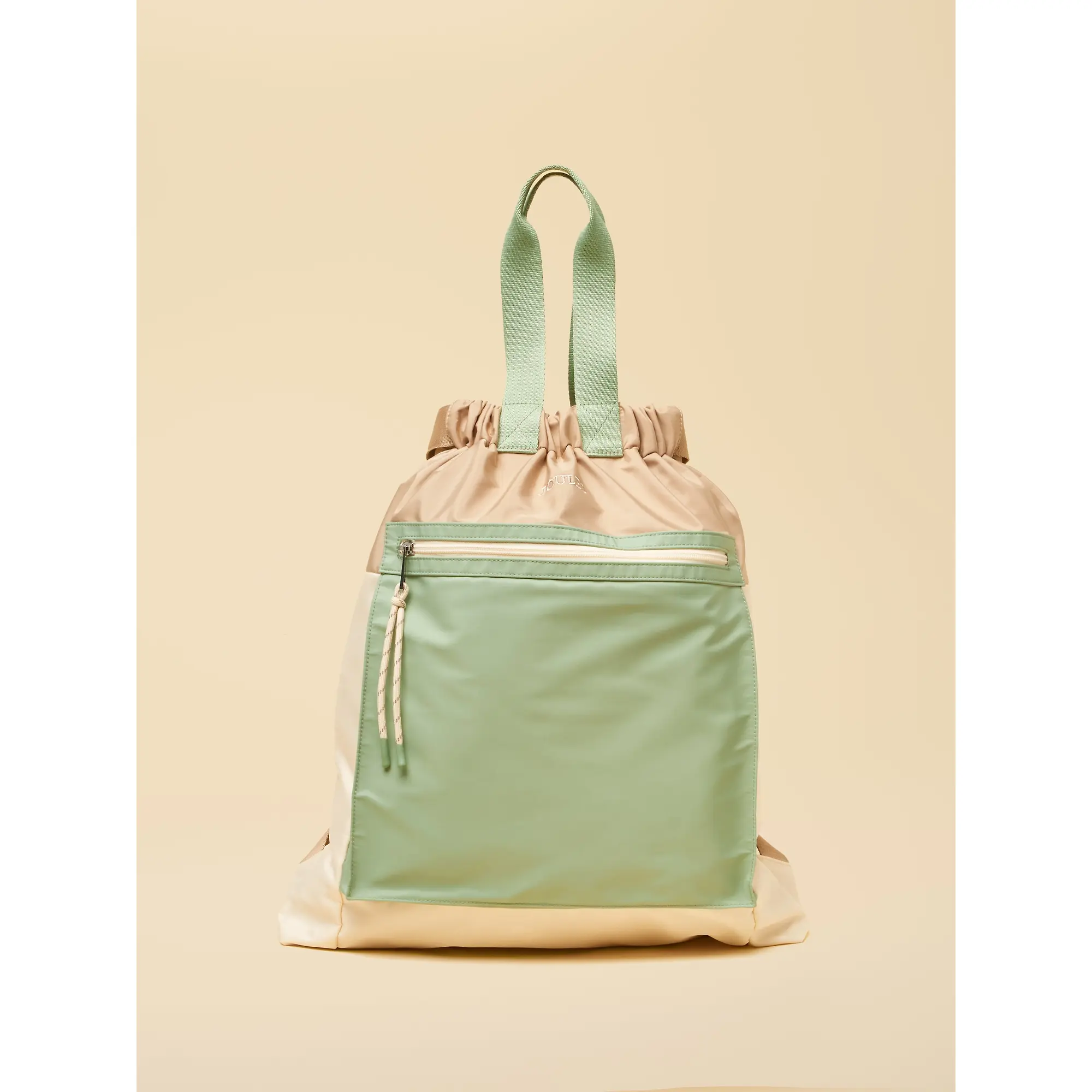 Product image 8 of 8 of Joules Women's Peplow Rucksack / Backpack - Green Ecru