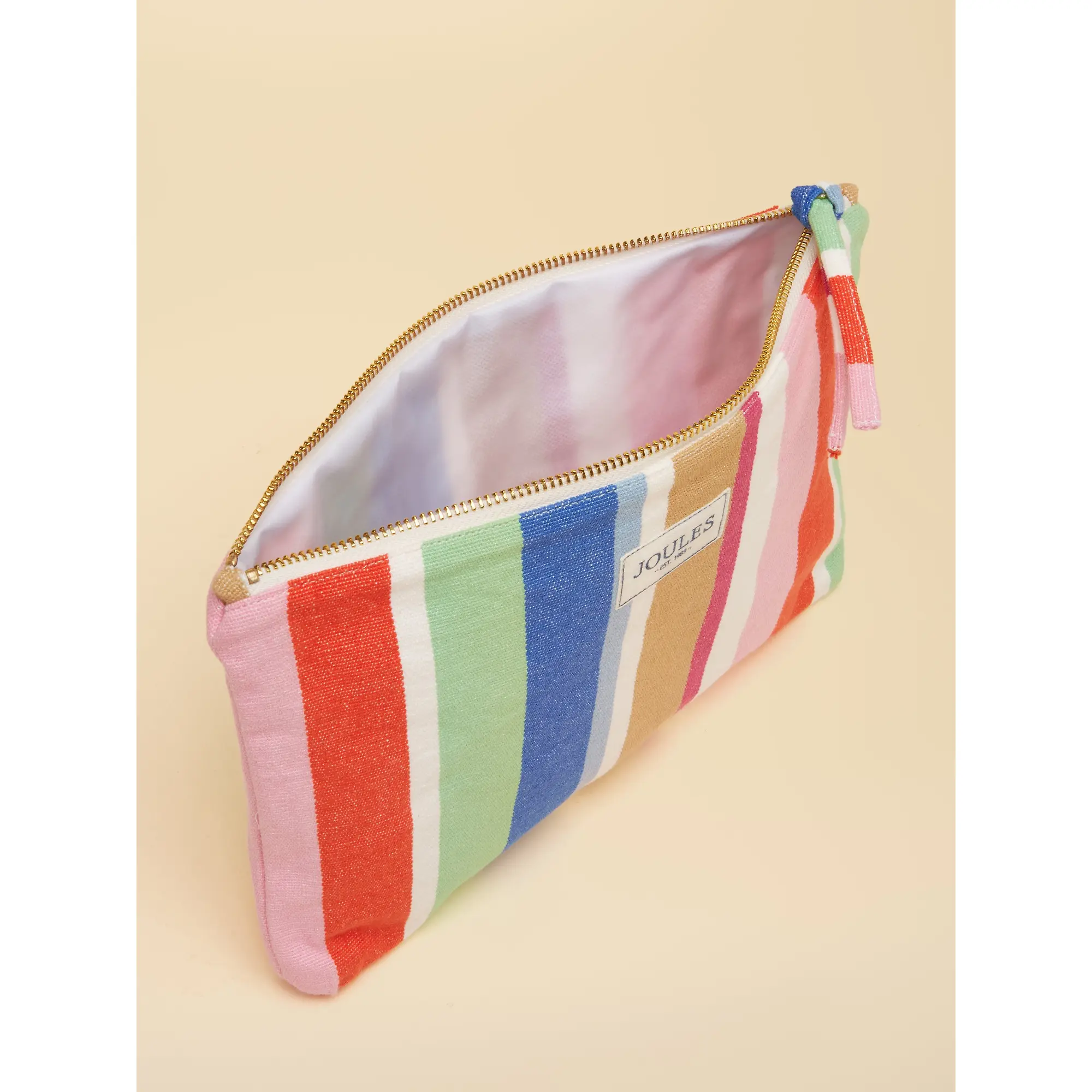 Product image 5 of 5 of Joules Women's Carrywell Zip Pouch - Multi Stripe
