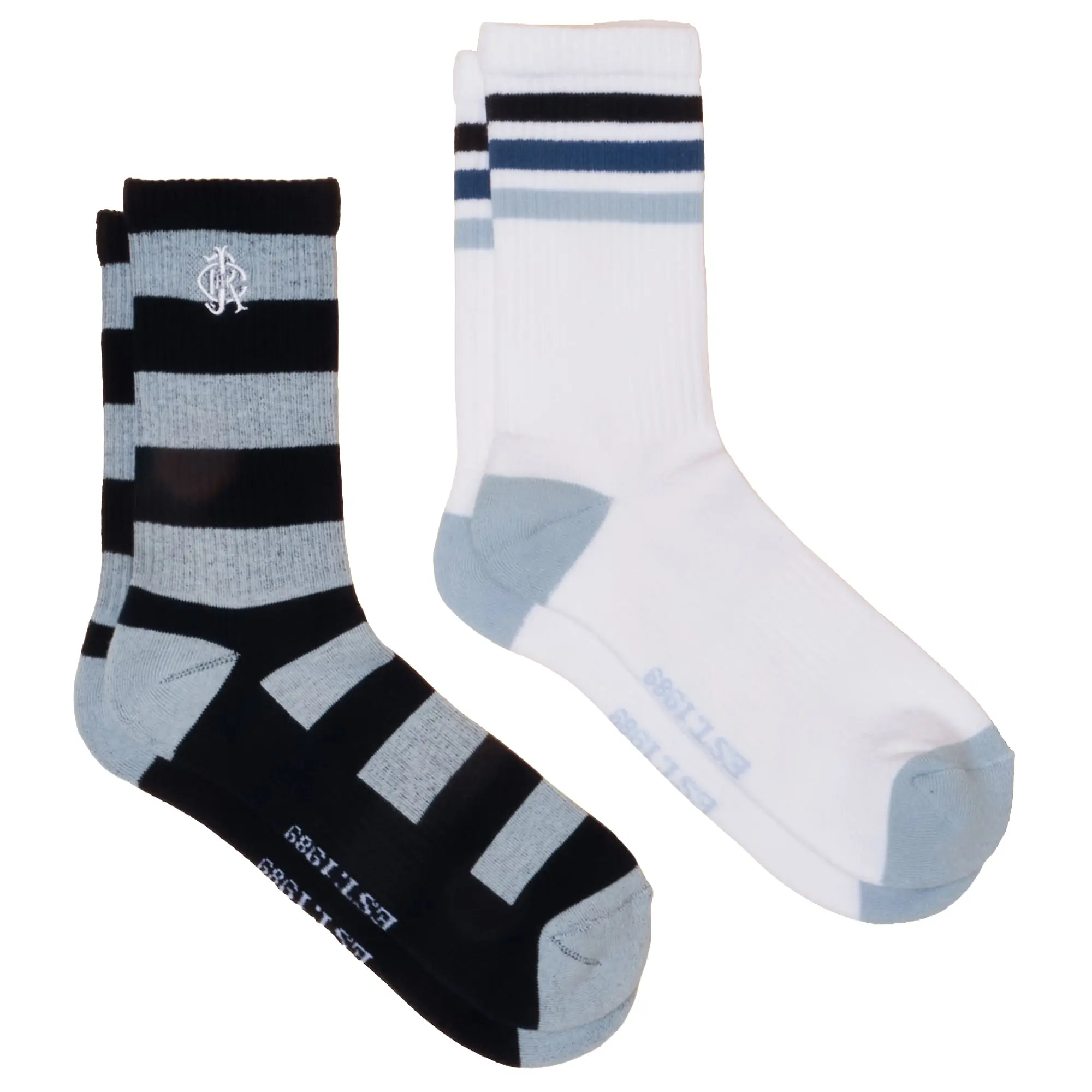 Product image 1 of 3 of Joules Men's Volley 2 Pack Socks UK 7-12 - Blue