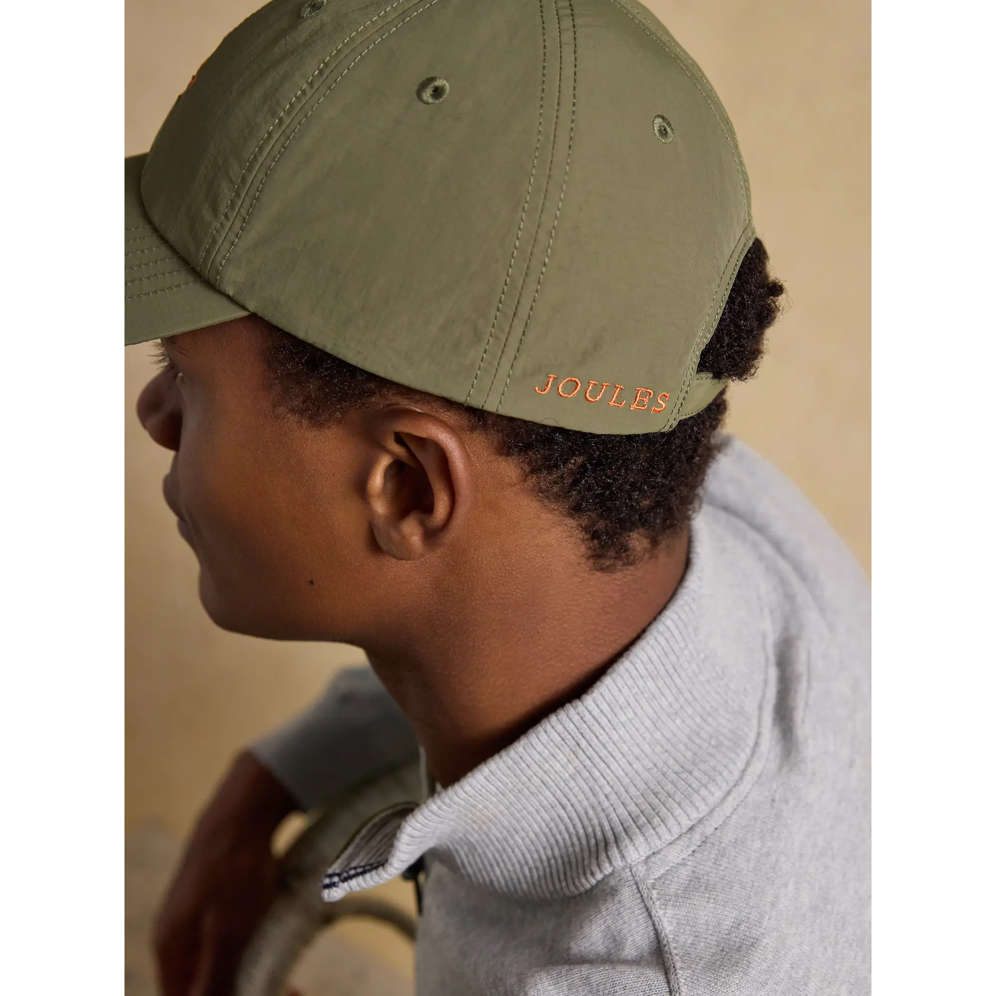 Product image 5 of 8 of Joules Men's Daley Nylon Baseball Cap - Khaki Green