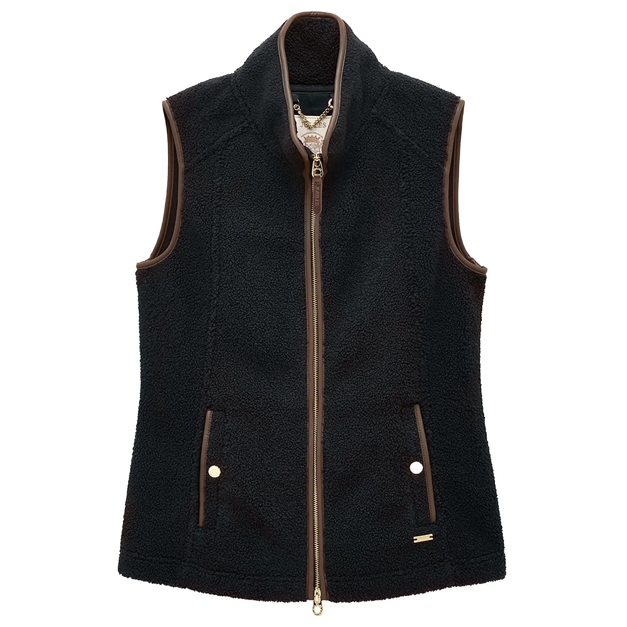 Product image 1 of 11 of Joules Women's Borg Heritage Fleece Gilet - Navy