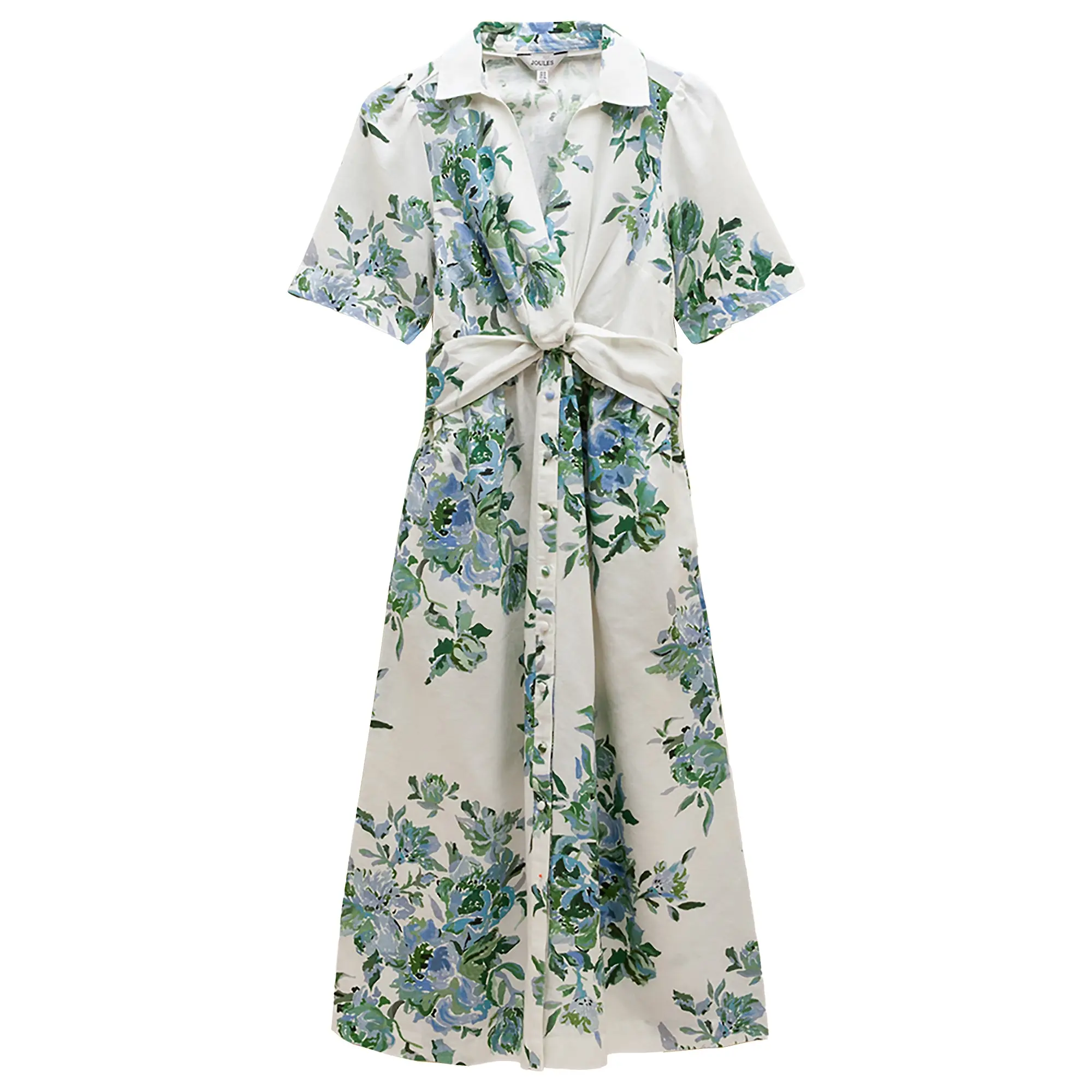 Product image 1 of 8 of Joules Women's Marina Knot Dress - White Blue