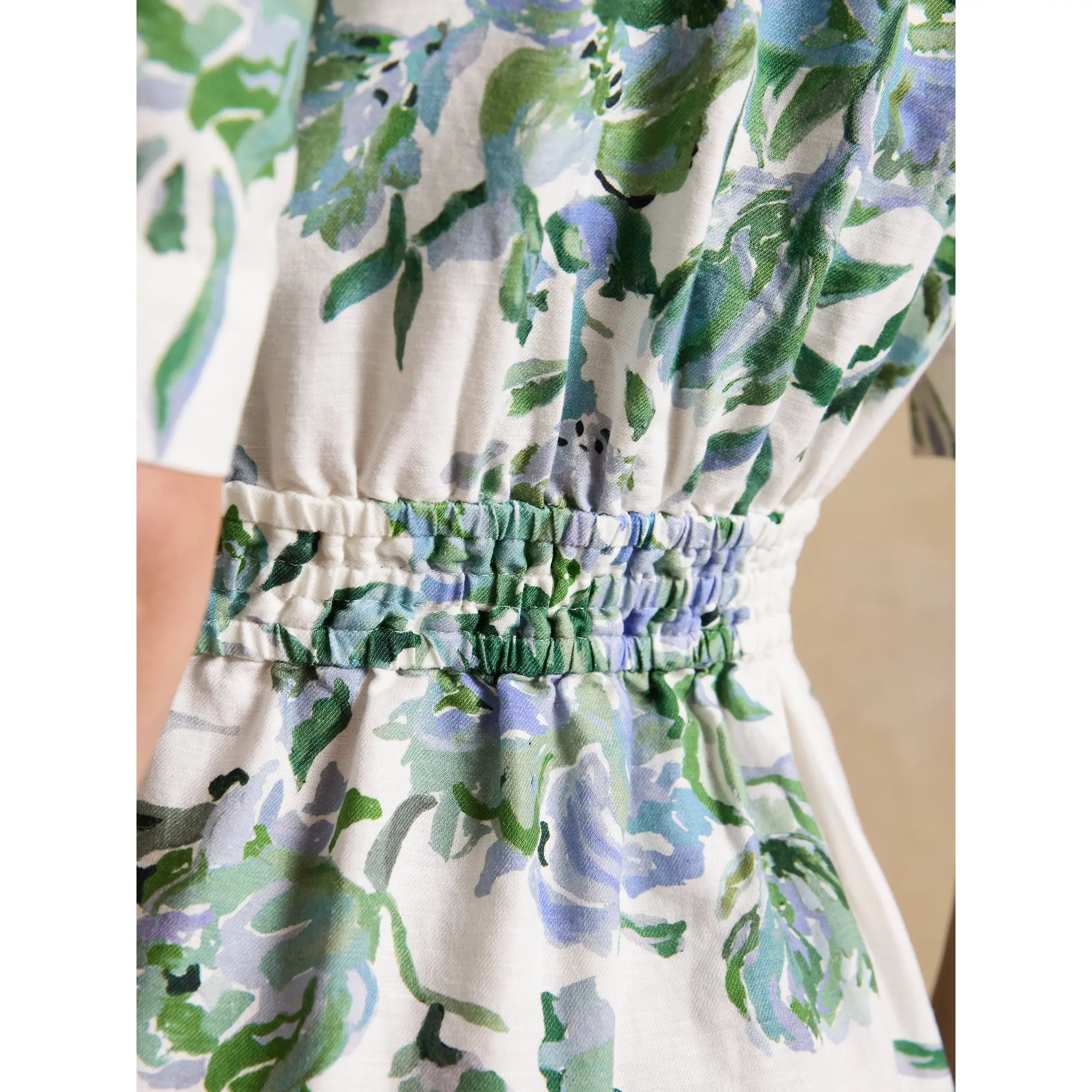 Product image 8 of 8 of Joules Women's Marina Knot Dress - White Blue