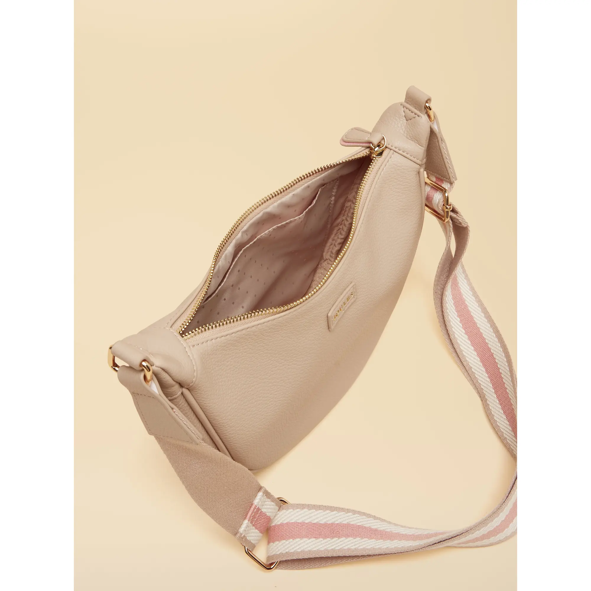 Product image 8 of 8 of Joules Women's Jade Half Moon Adjustable Cross Body Bag - Neutral