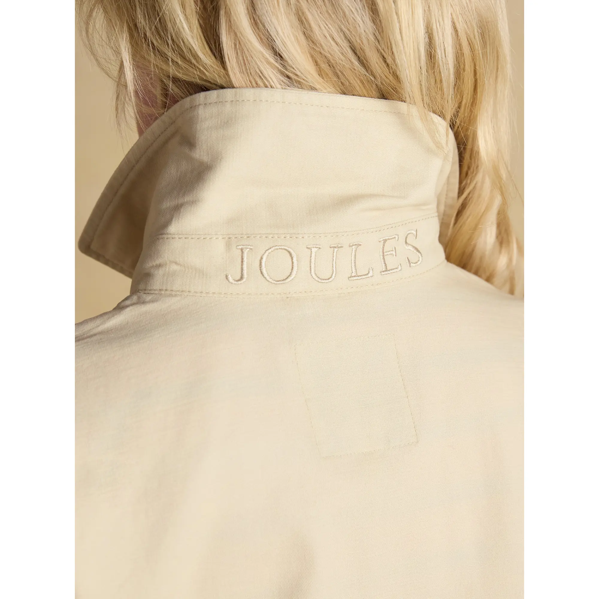 Product image 11 of 11 of Joules Women's Twyford Lightweight Utility Jacket with Adjustable Waist - Stone