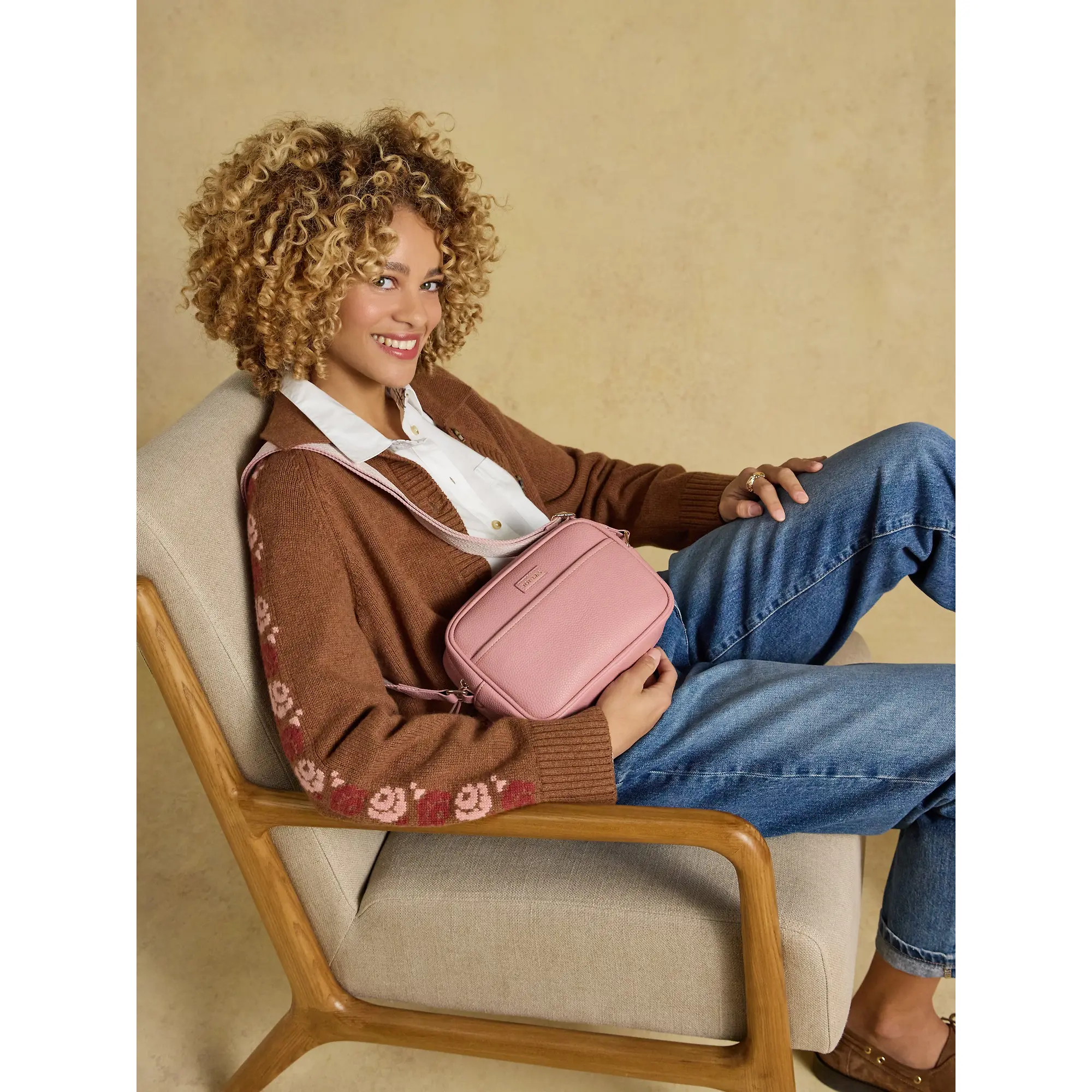 Product image 4 of 10 of Joules Women's Trent Crossbody Bag - Pink