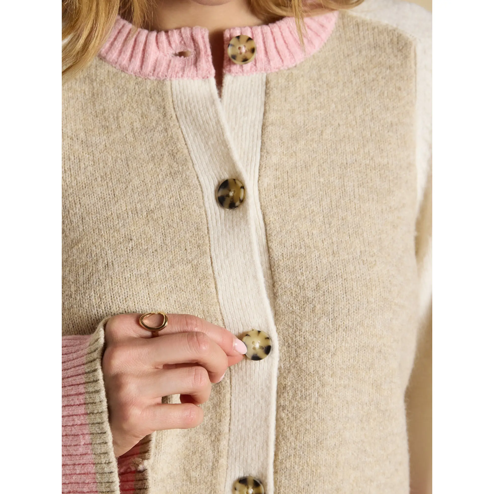 Product image 8 of 9 of Joules Women's Nora Cardigan - Cream