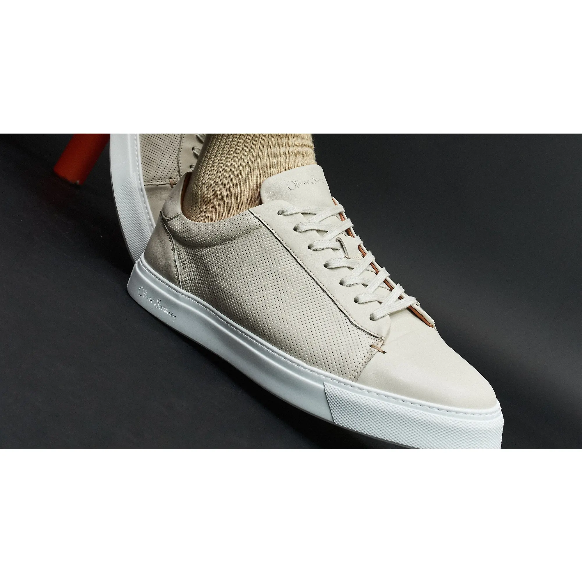 Product image 2 of 7 of Oliver Sweeney Men's Almada Leather Trainers - Off White