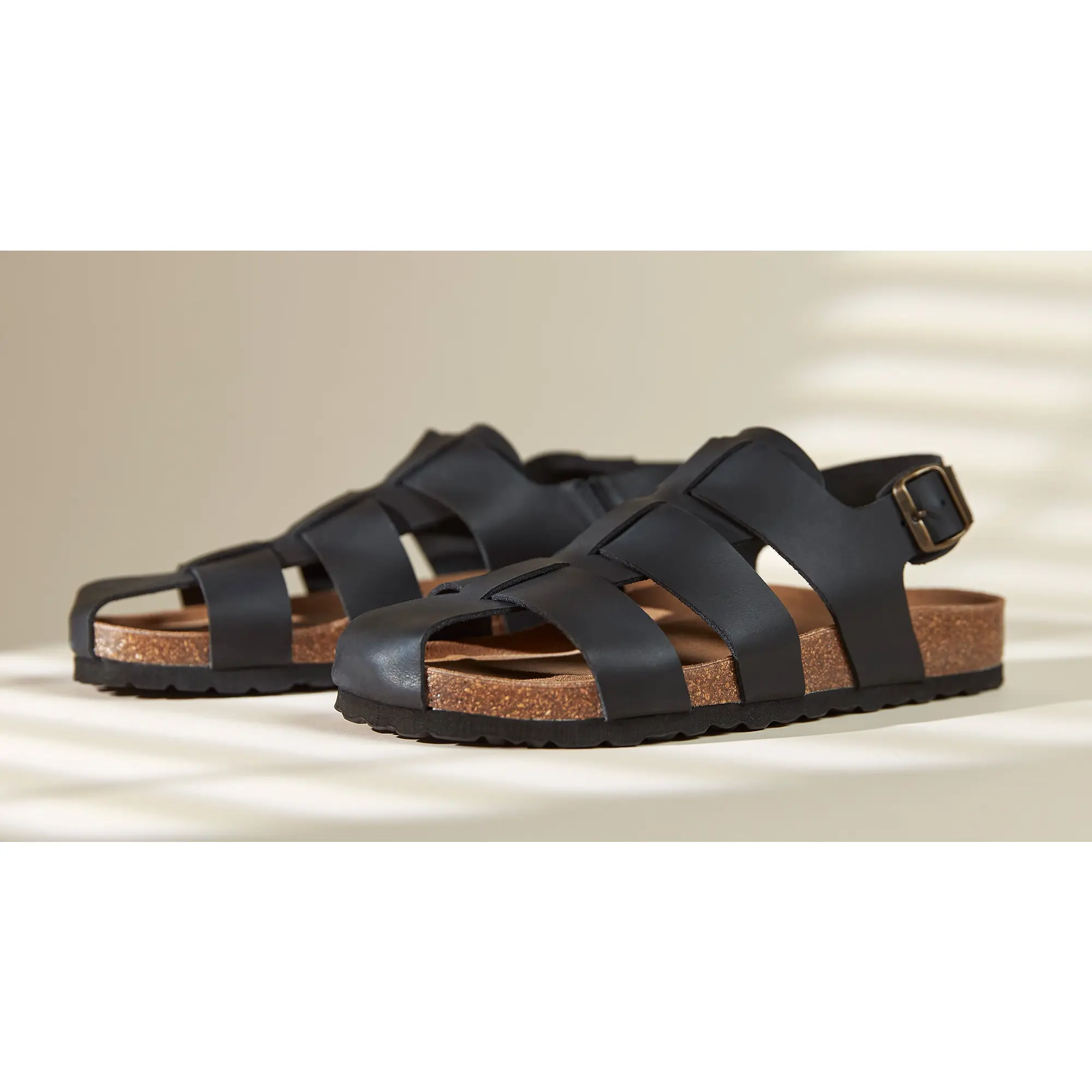 Product image 6 of 6 of Oliver Sweeney Men's Astorga Calf Leather Fisherman Sandals - Black