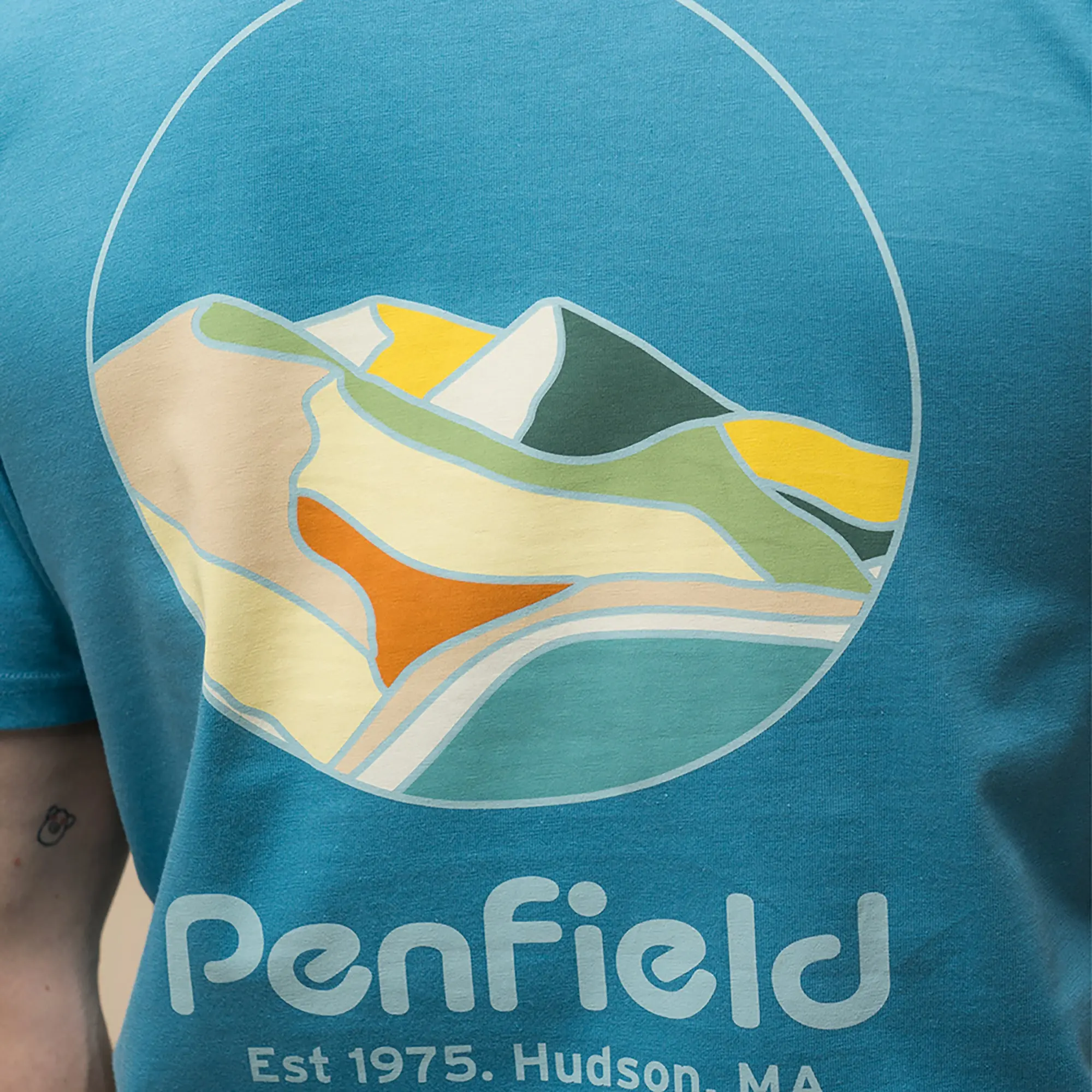 Product image 7 of 11 of Penfield Men's Circle Landscape T-Shirt - Niagara