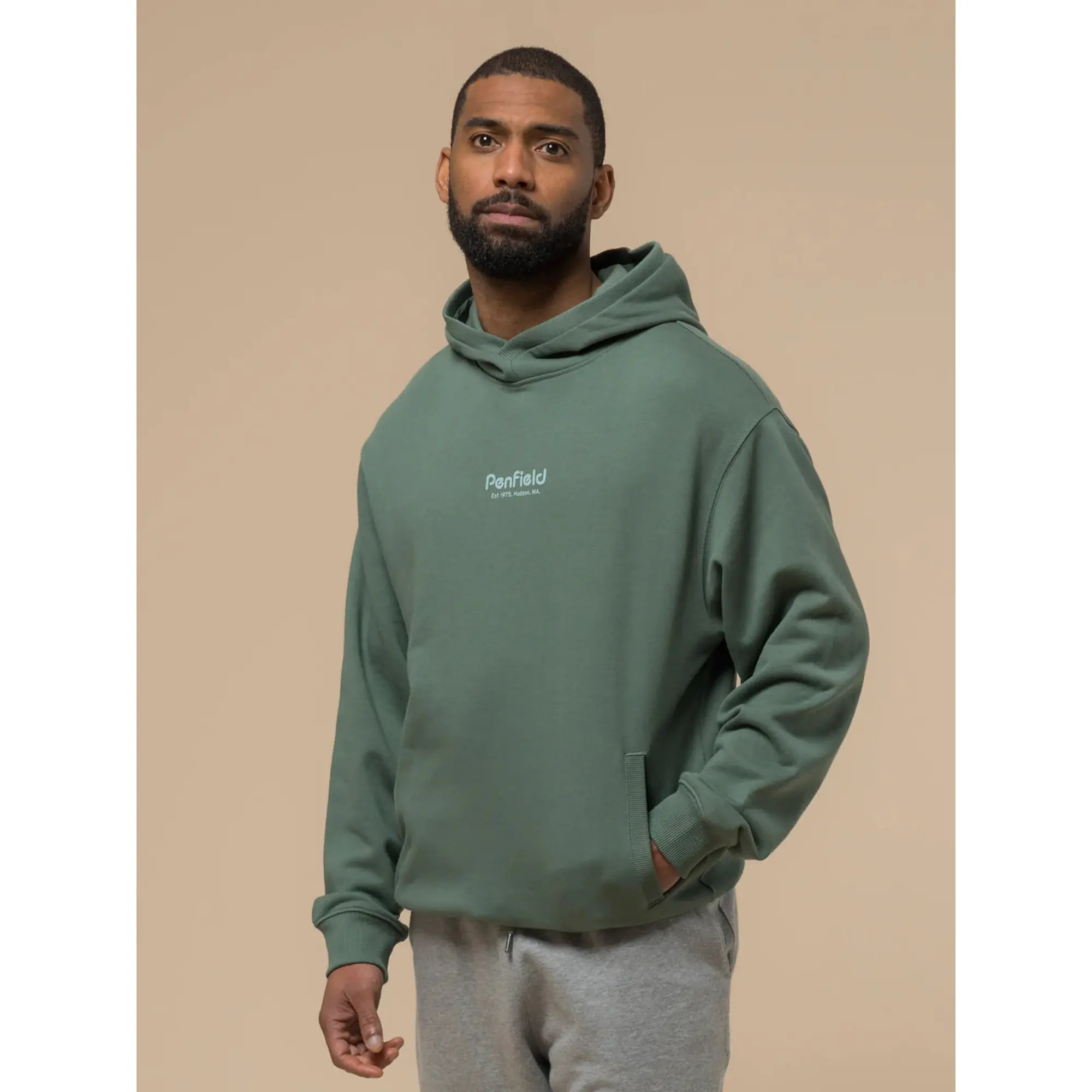 Product image 3 of 14 of Penfield Men's Circle Landscape Hoodie - Dark Forest