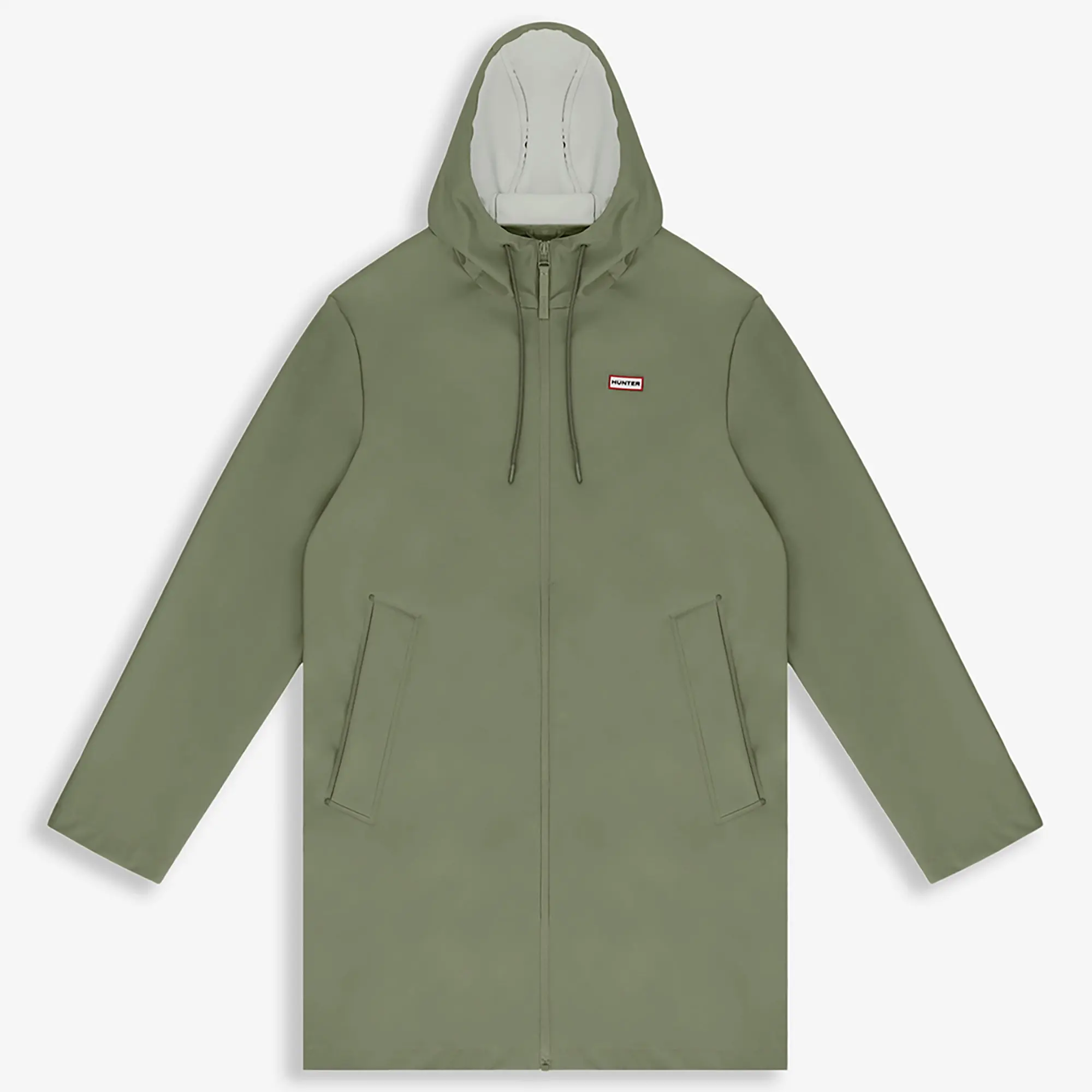 Product image 6 of 8 of Hunter Unisex Downpour Andrea Pu Rain Coat - Deep Lichen Green