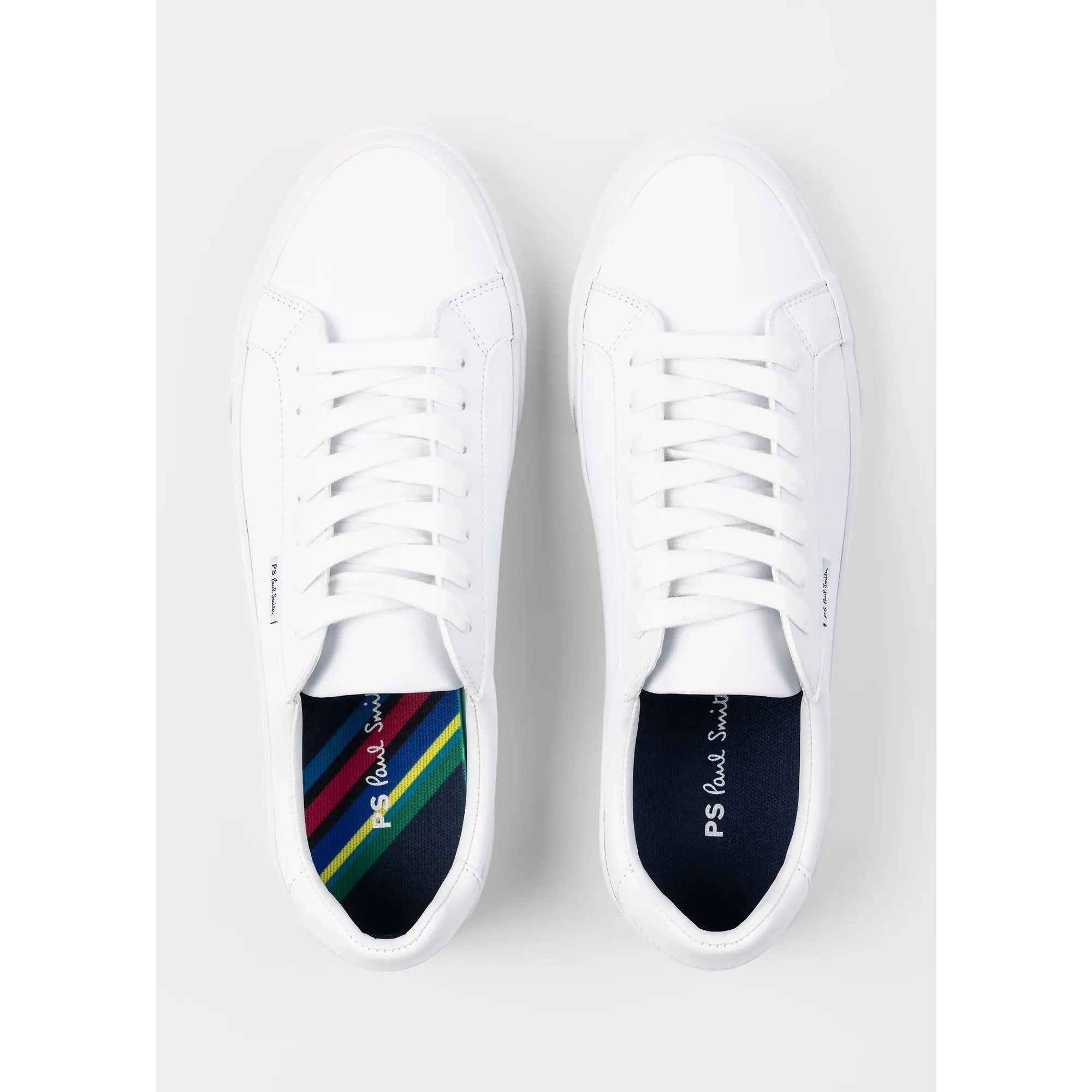 Product image 4 of 4 of PS By Paul Smith Men's Amos Trainers - White Coated Leather