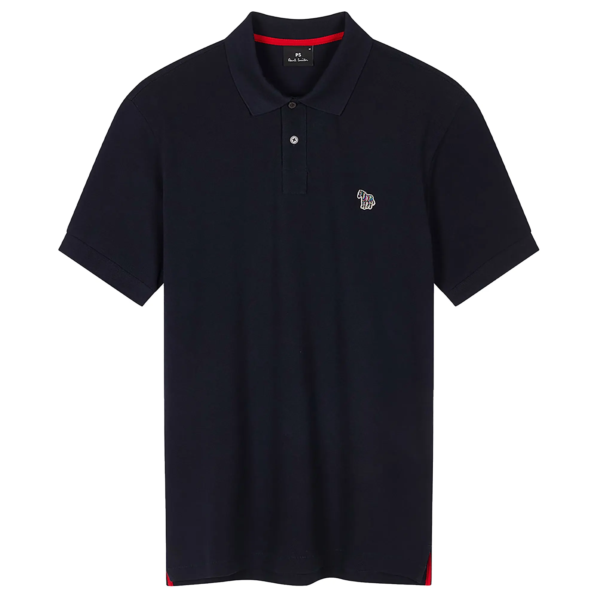 Product image 1 of 3 of PS By Paul Smith Men's Cotton-Piqué Zebra Logo Polo Shirt - Dark Navy